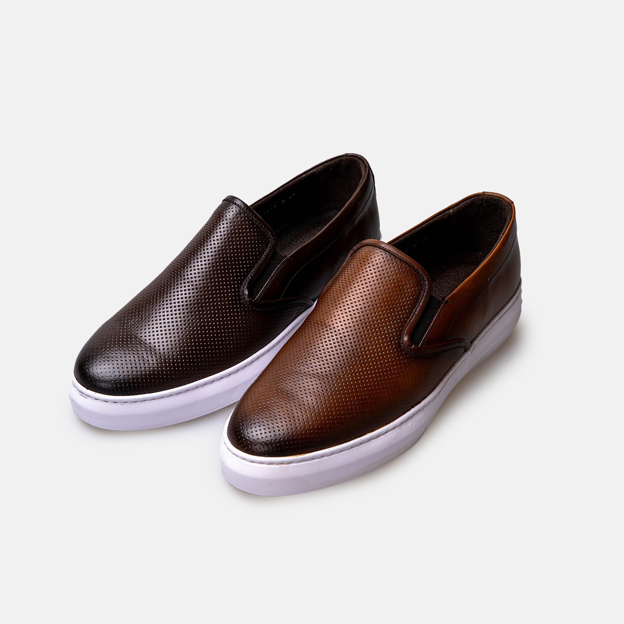 Volzak 5417 Brown leather sneaker