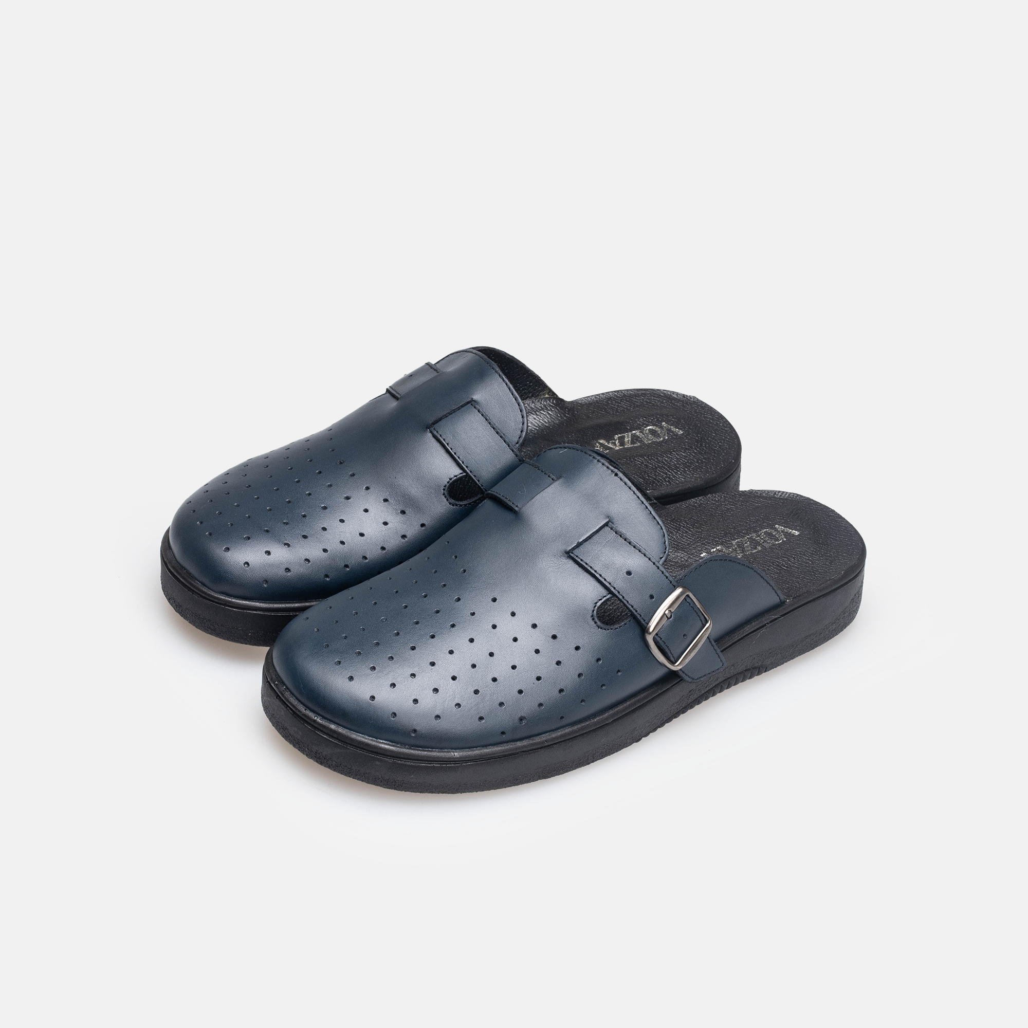 Volzak 5401 Sabot en cuir Bleu