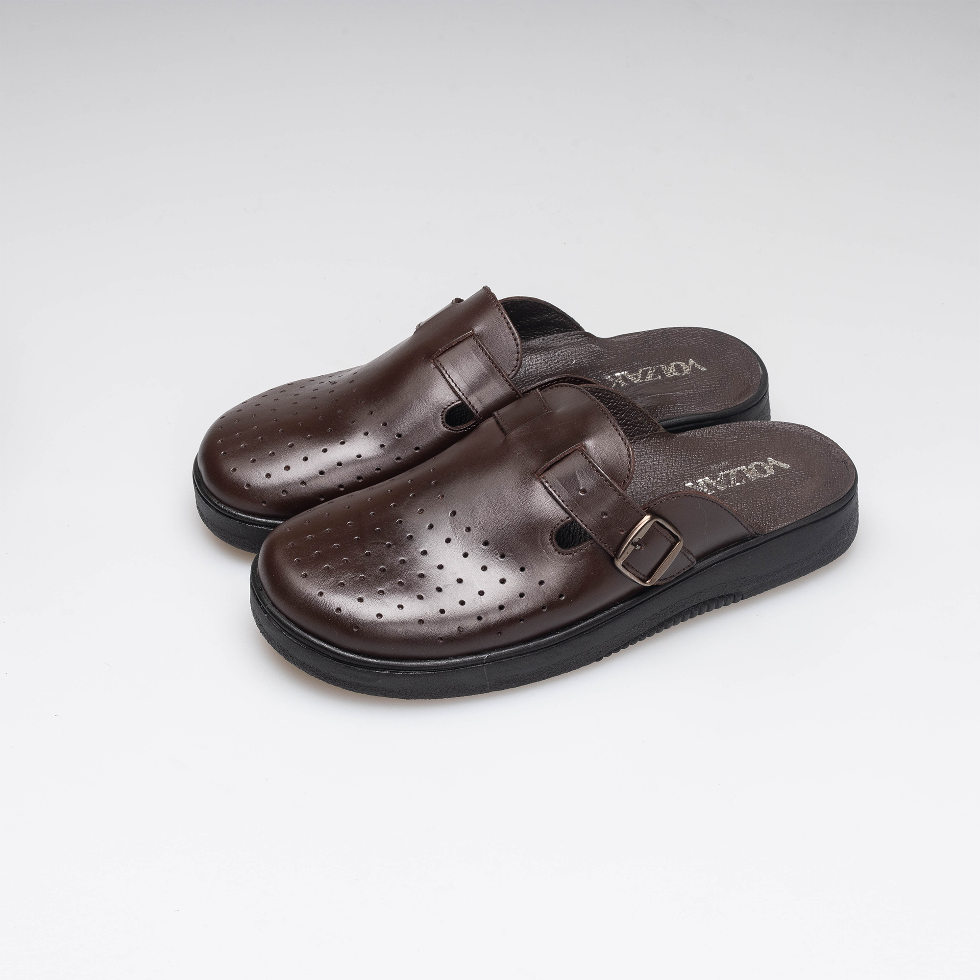 Volzak 5401 Brown Leather Clog