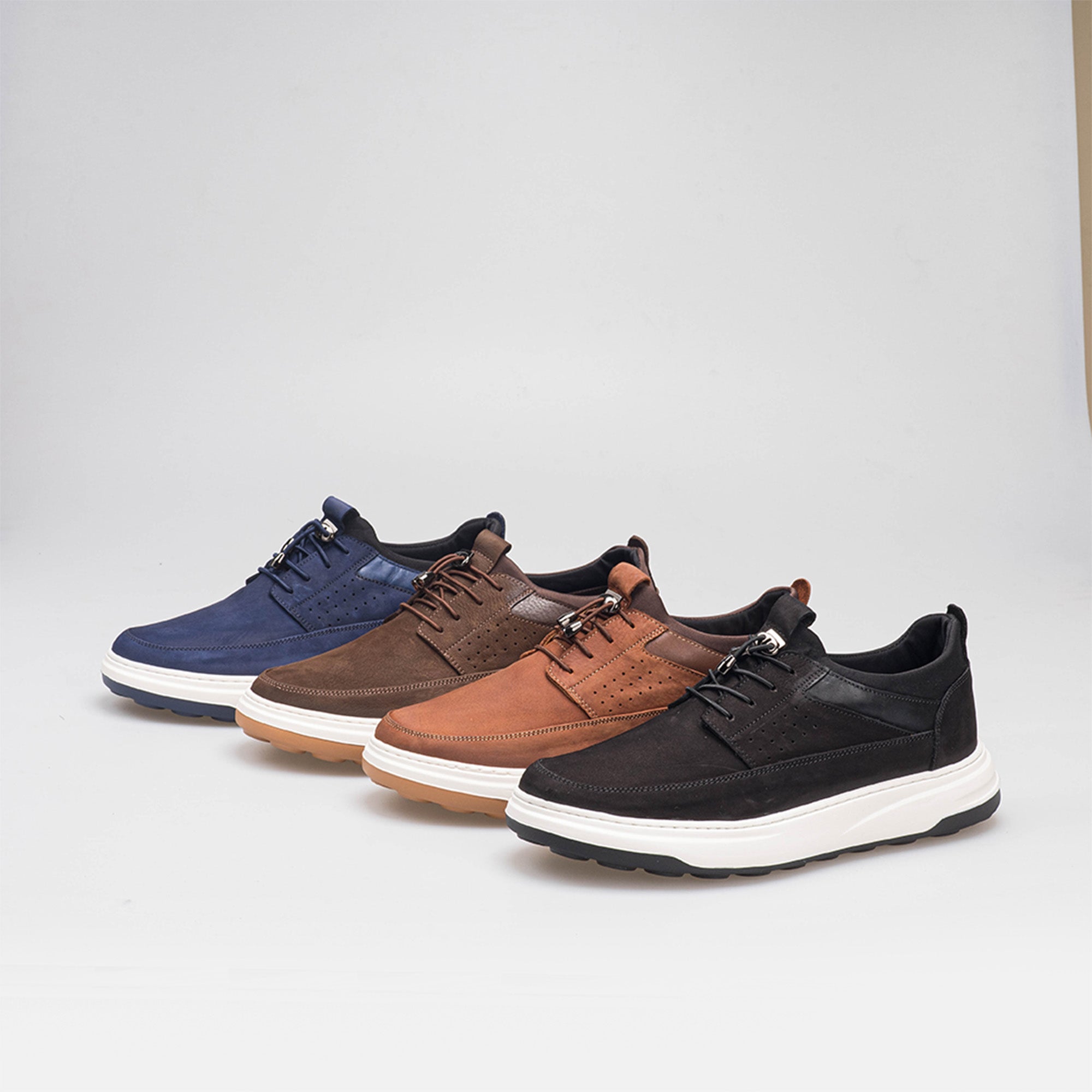 Volzak 317 basket en nubuck Bleu