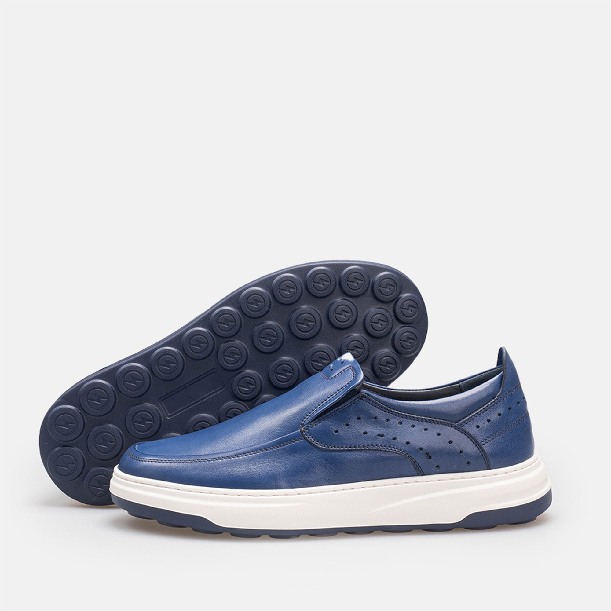 Volzak 3072 leather sneaker Blue