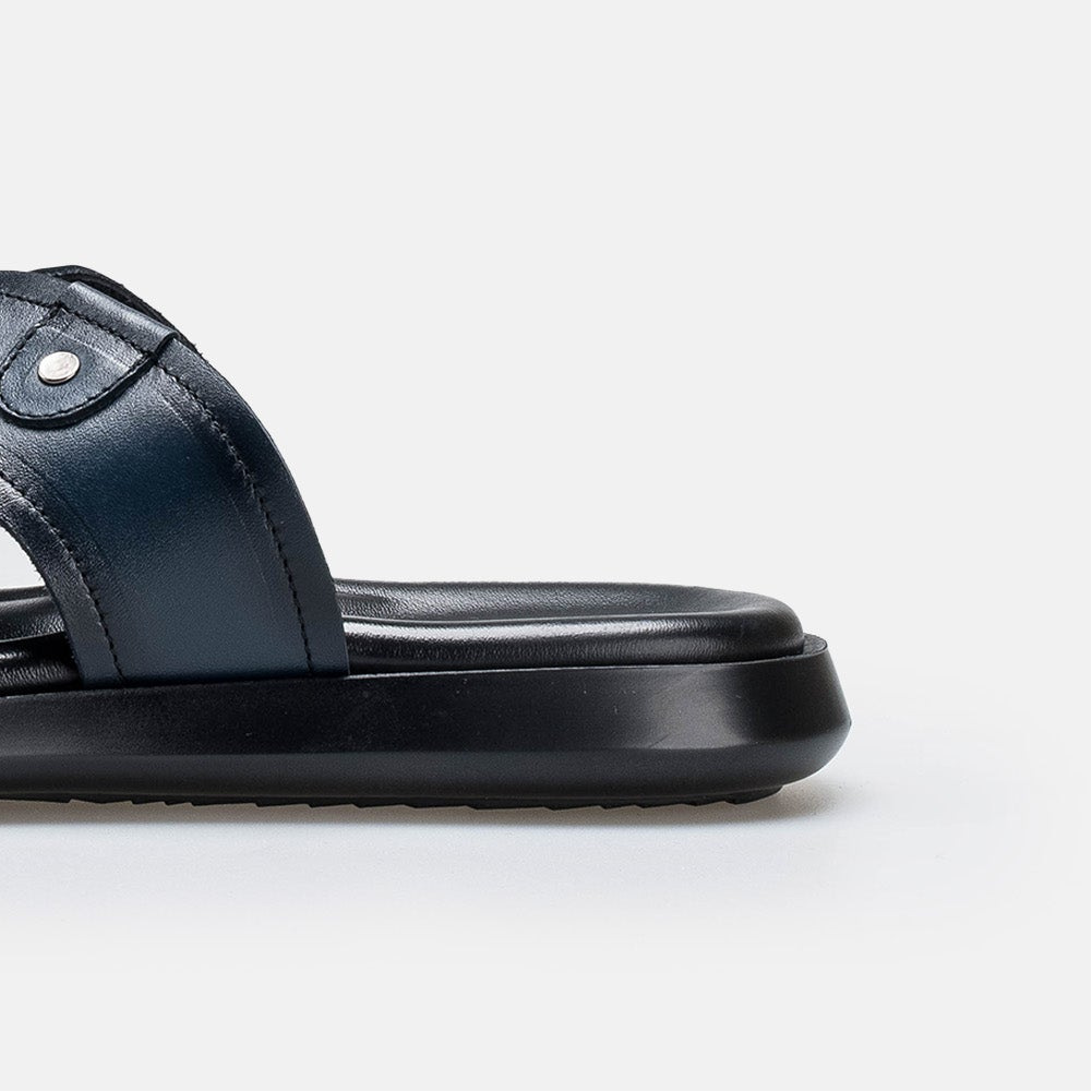 Volzak 5411 Leather Sandal Blue