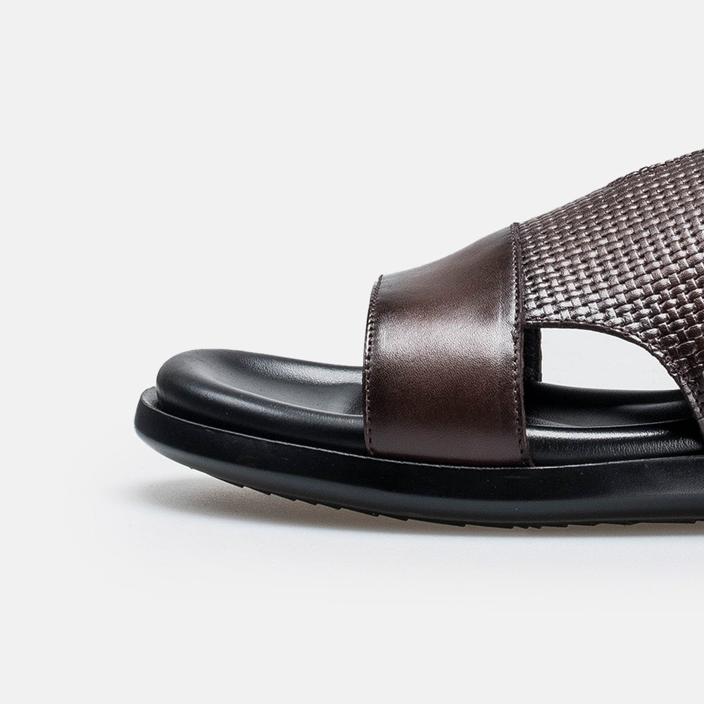 Volzak 5407 Brown Leather Sandal