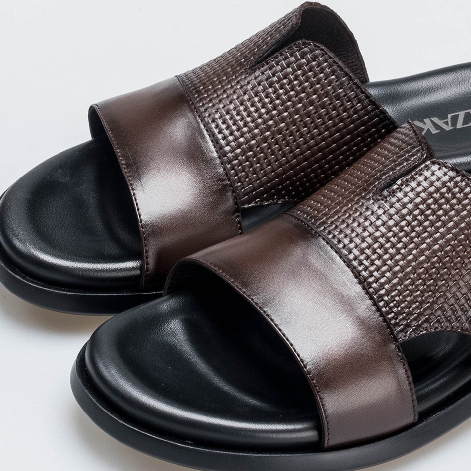 Volzak 5407 Brown Leather Sandal