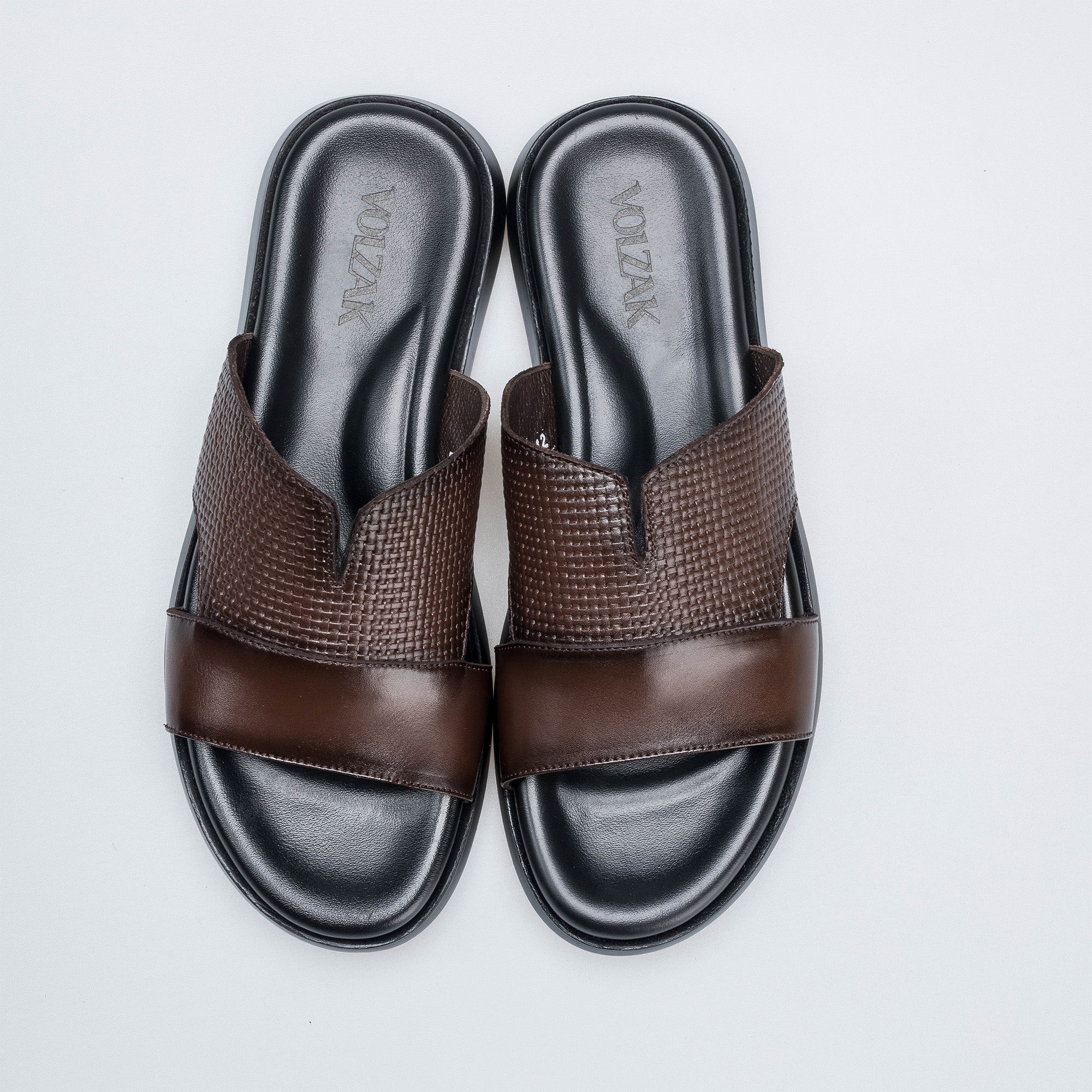 Volzak 5407 Brown Leather Sandal