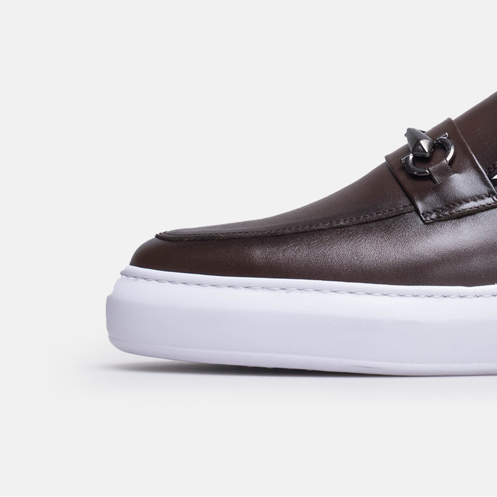 Volzak 5416 Brown leather sneakers