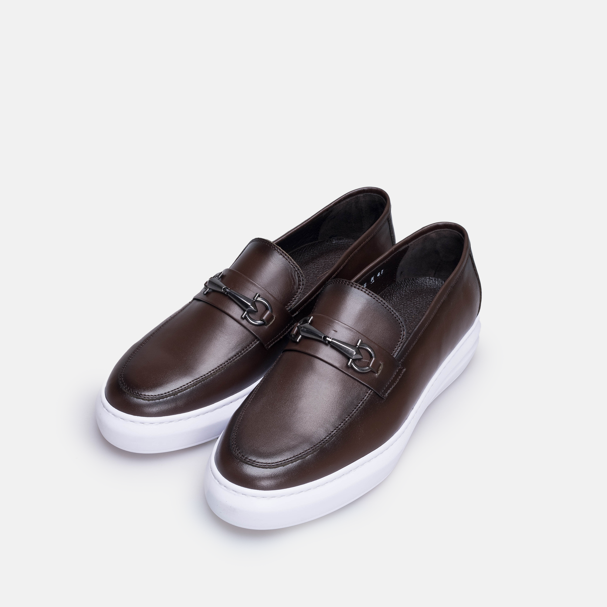 Volzak 5416 Brown leather sneakers