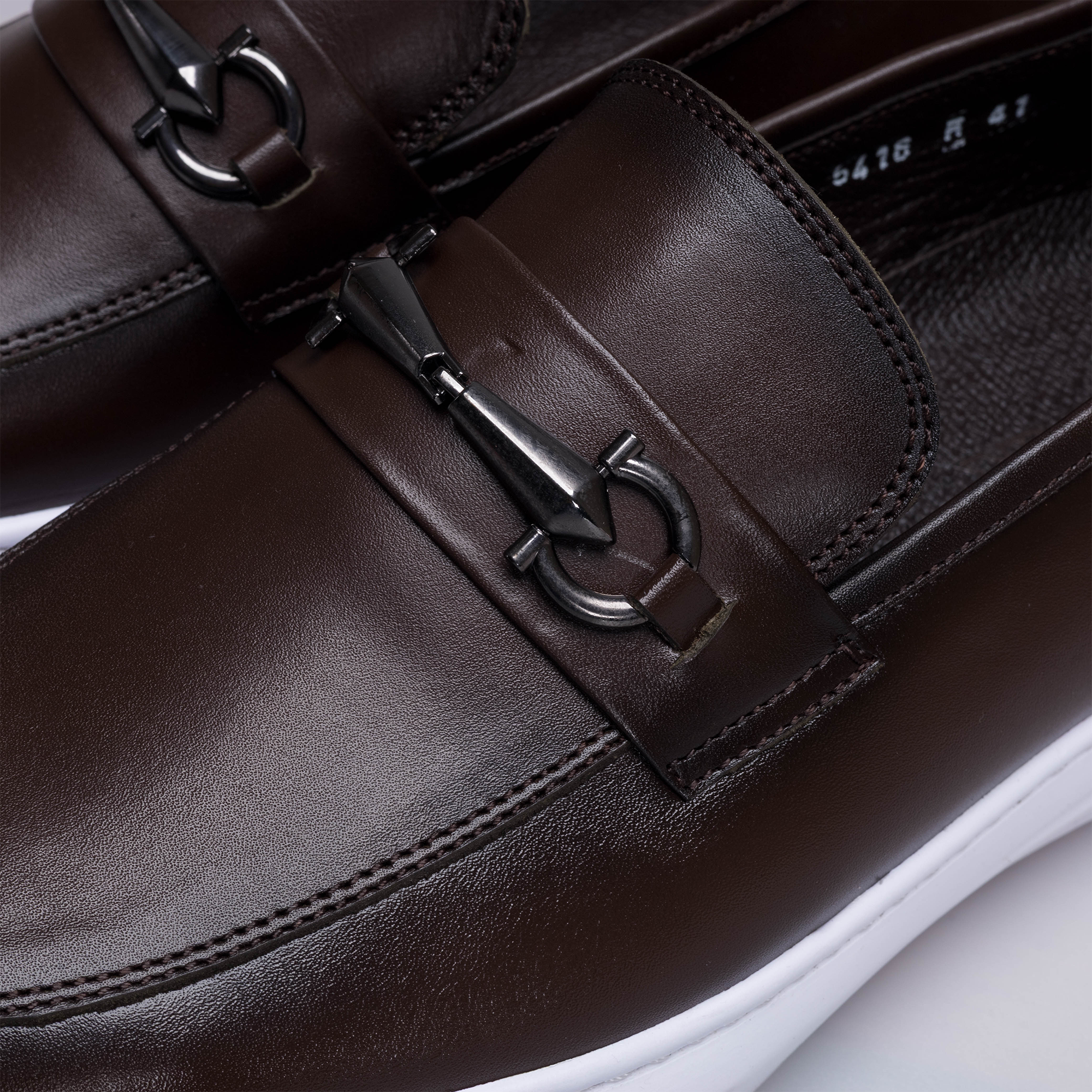 Volzak 5416 Brown leather sneakers