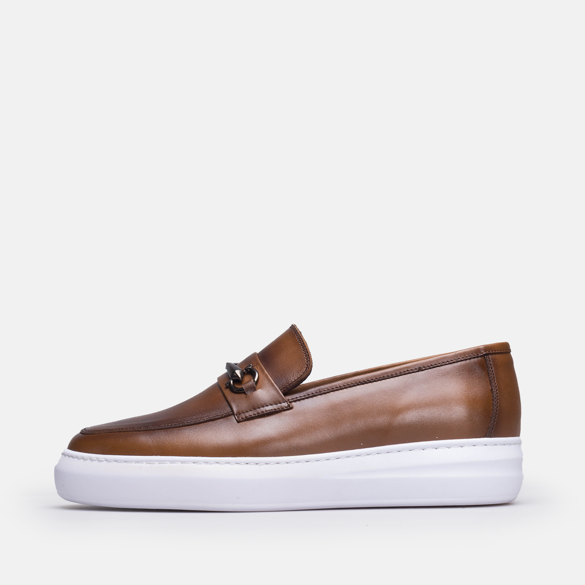 Volzak 5416 Vintage Brown Leather Sneakers