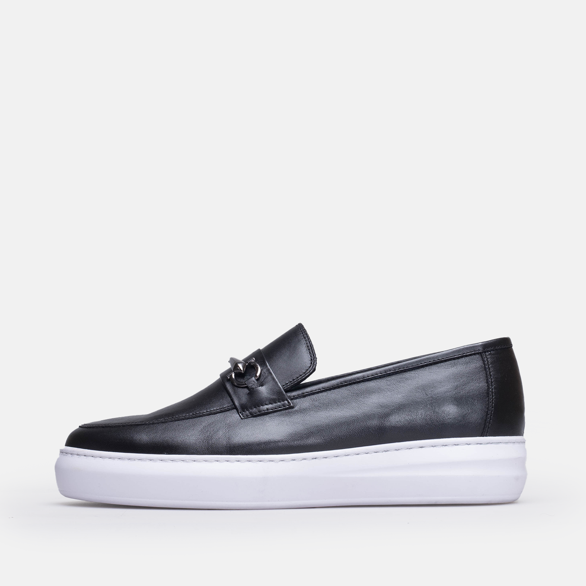 Volzak 5416 Black leather sneaker