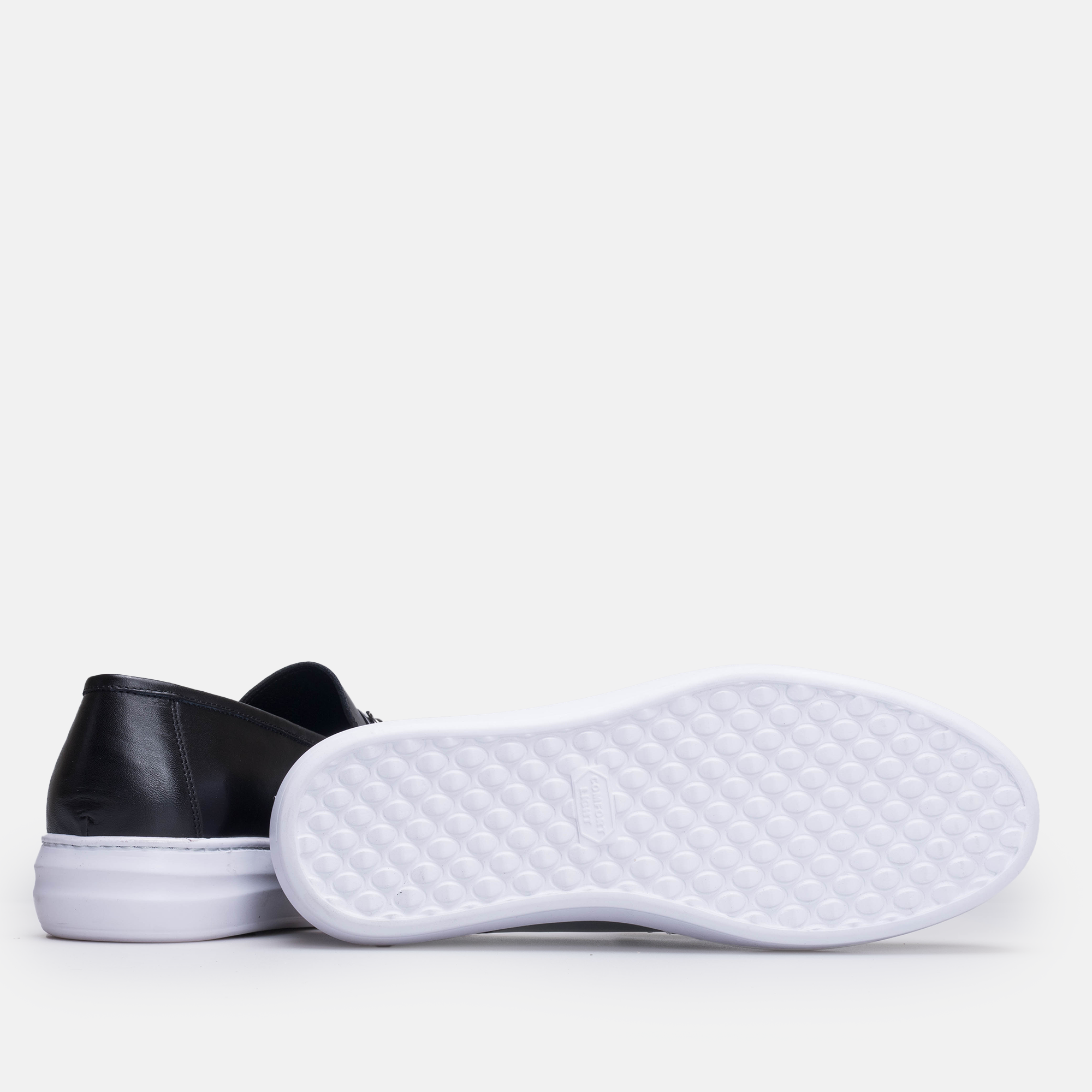 Volzak 5416 Black leather sneaker