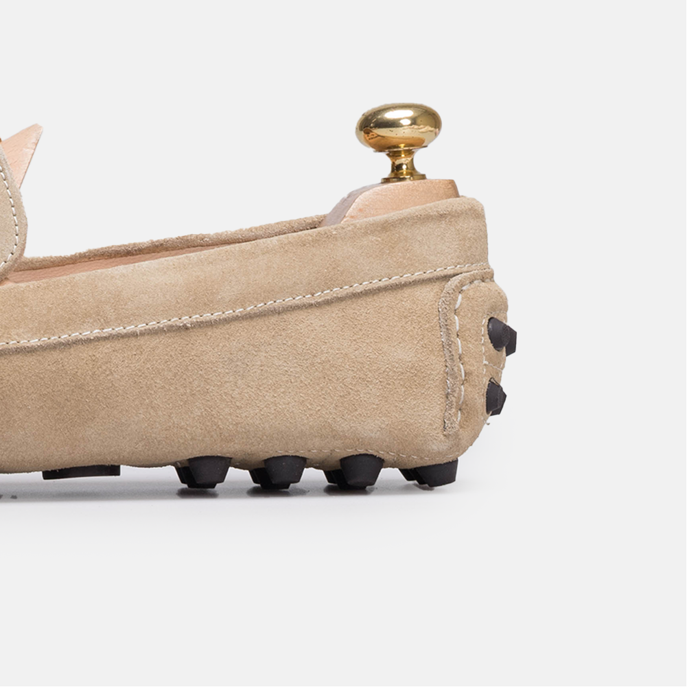 Volzak 2000 Mocassin en daim Beige