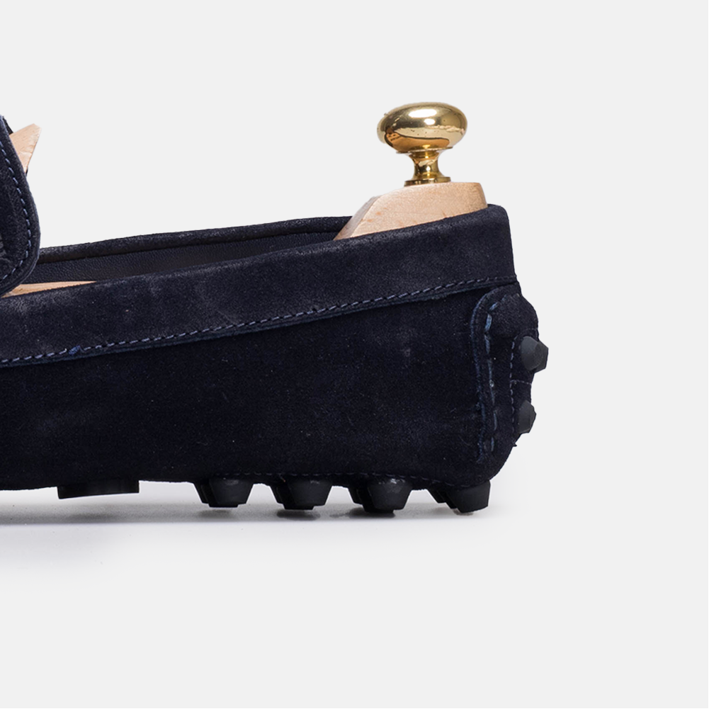 Volzak 2000 Mocassin en daim Bleu