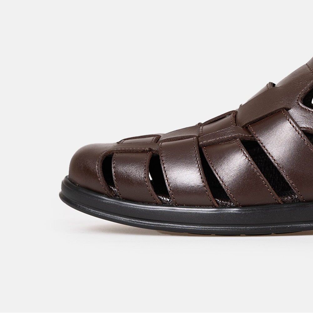 Volzak 5210 S Brown Leather Sandal