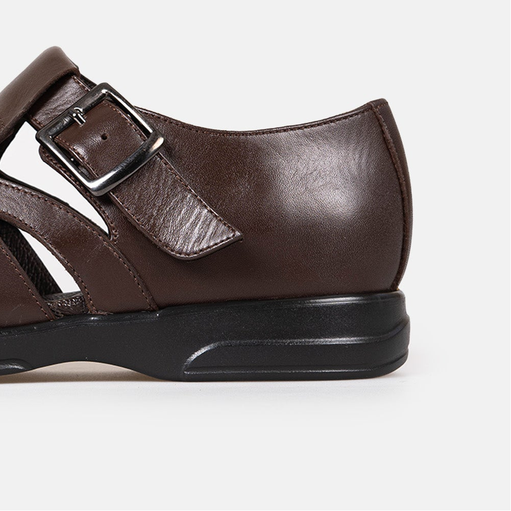 Volzak 5210 S Brown Leather Sandal