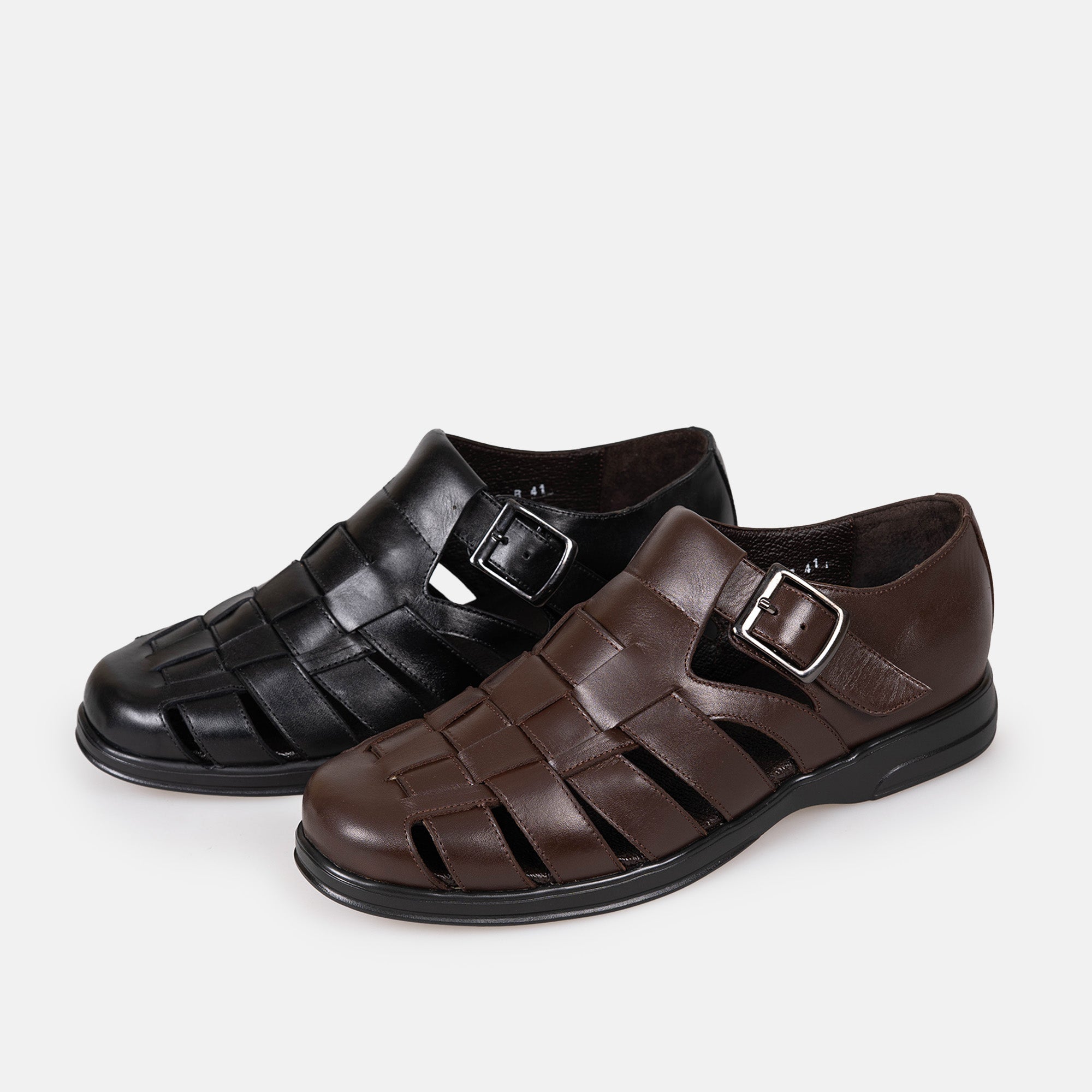 Volzak 5210 S Brown Leather Sandal