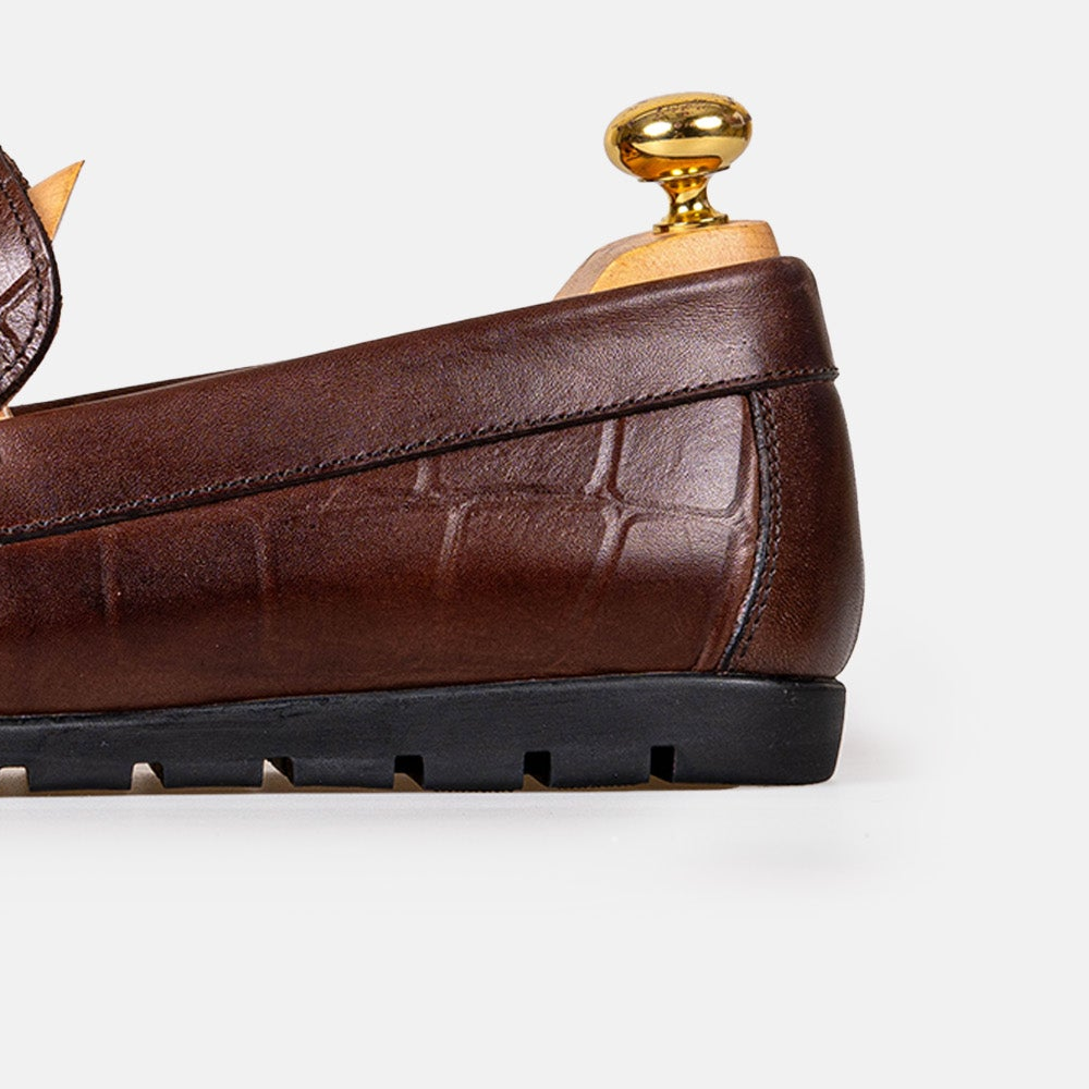Volzak 048 Brown Leather Moccasin
