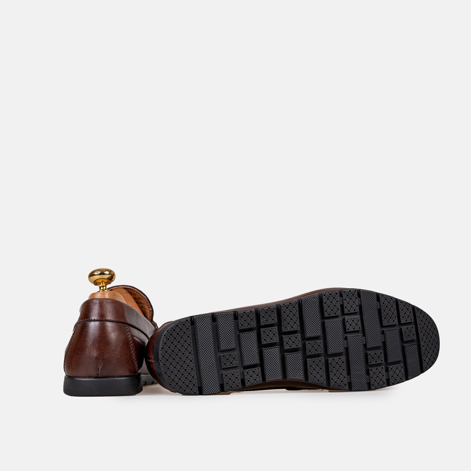 Volzak 048 Brown Leather Moccasin