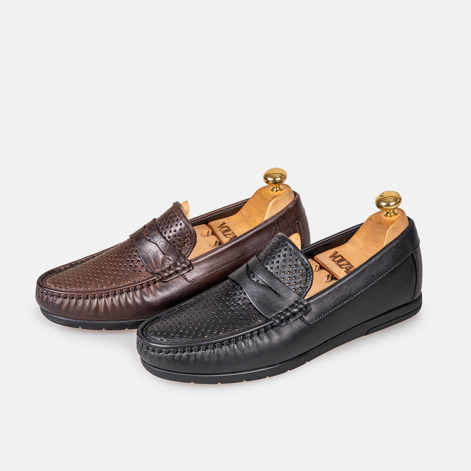 Volzak 050 Mocassin en cuir Noir