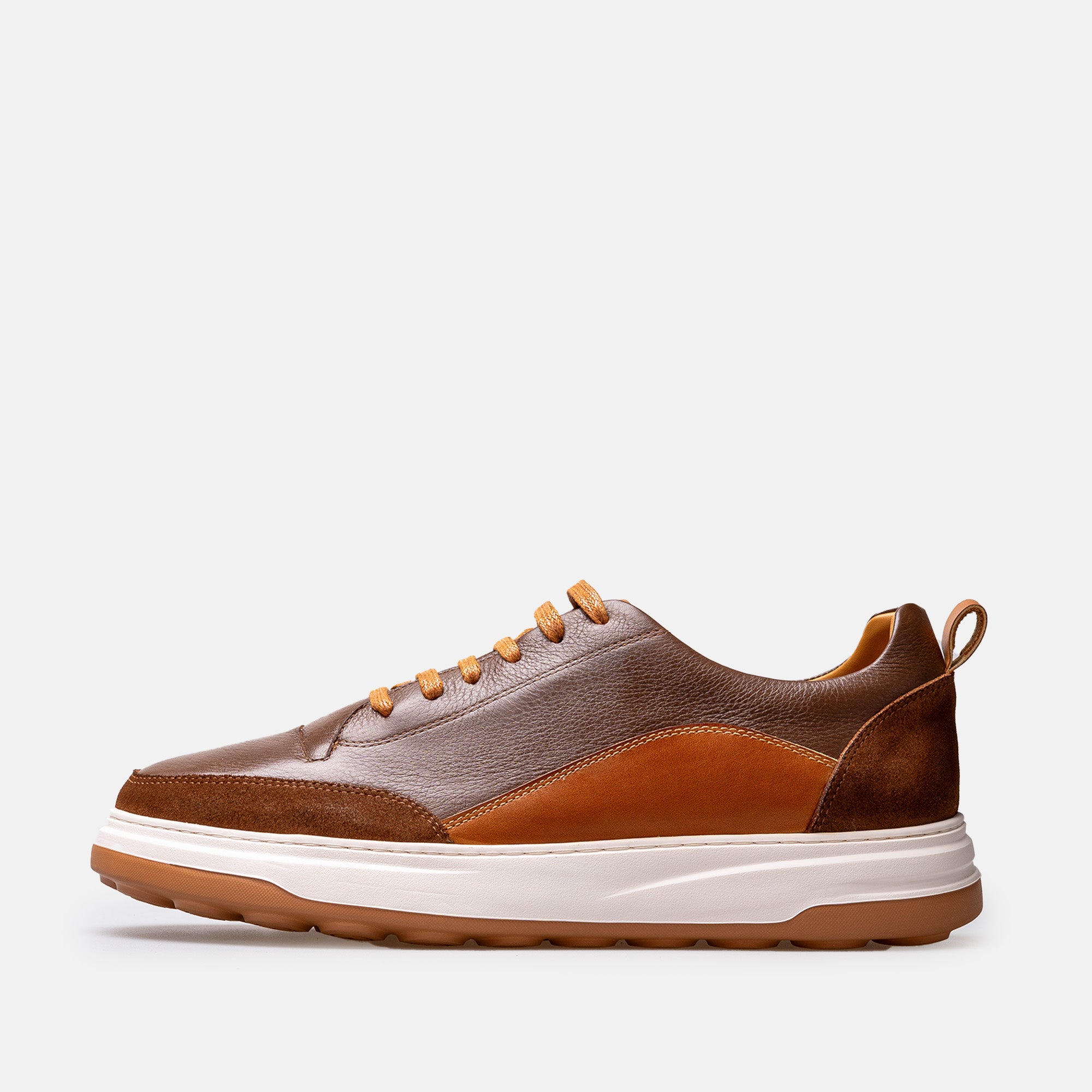 Volzak 6056 basket en cuir Marron