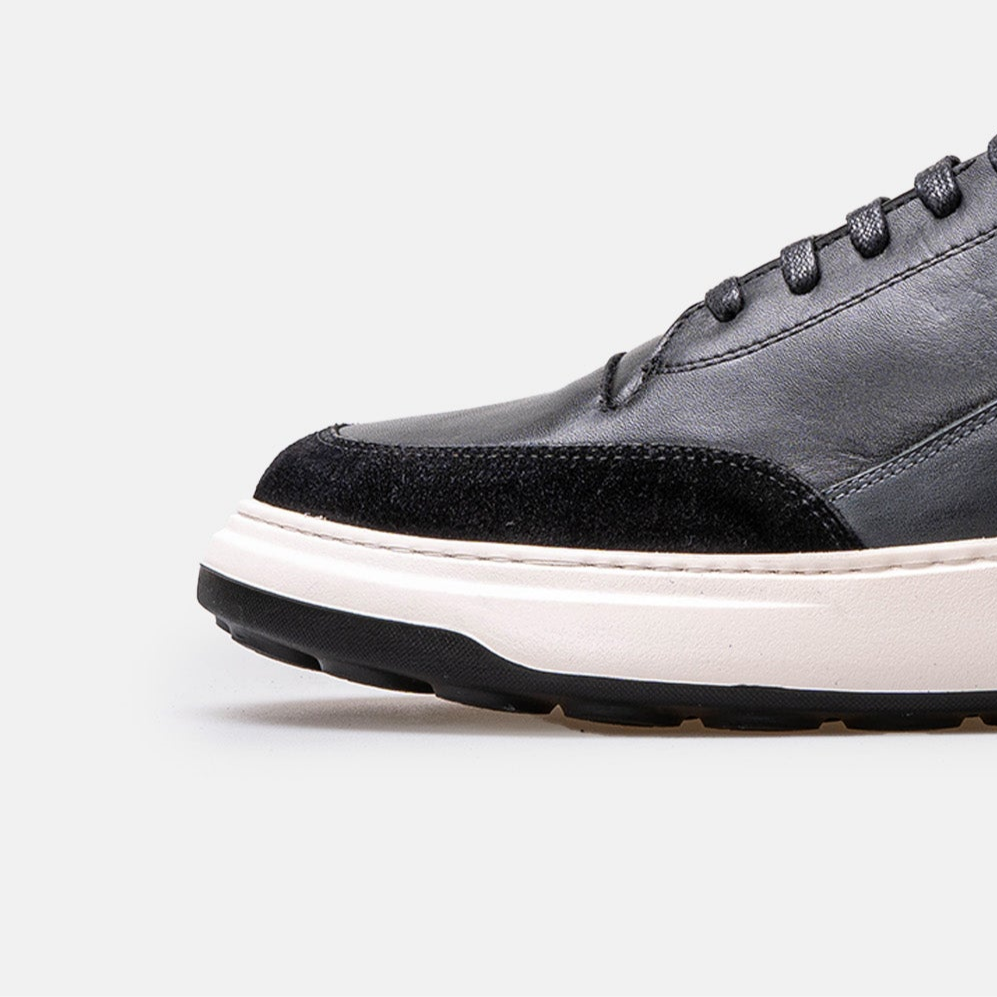 Volzak 6056 basket en cuir Noir