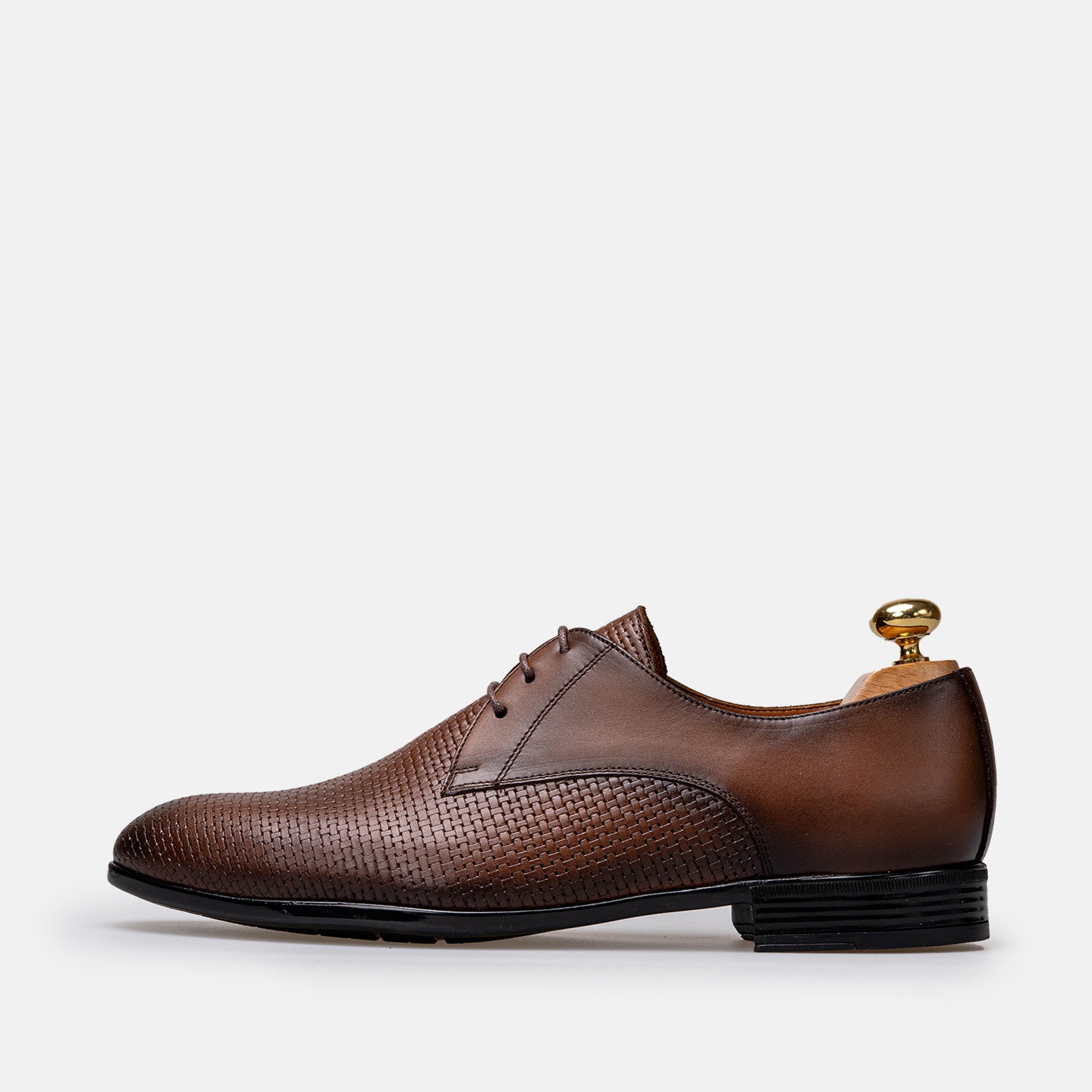 Volzak 5424 chaussure en cuir Marron Vintage