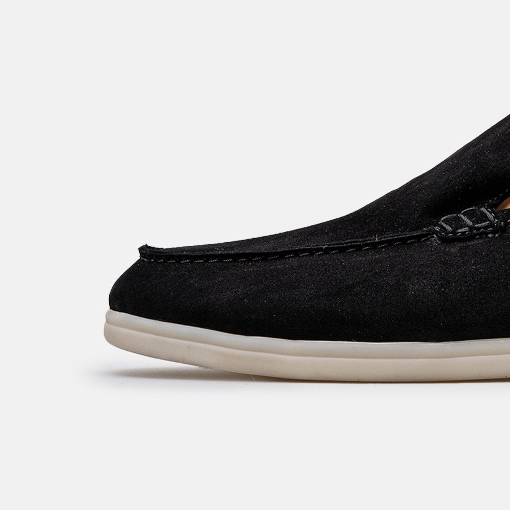 Volzak 3061 Black Suede Loafer