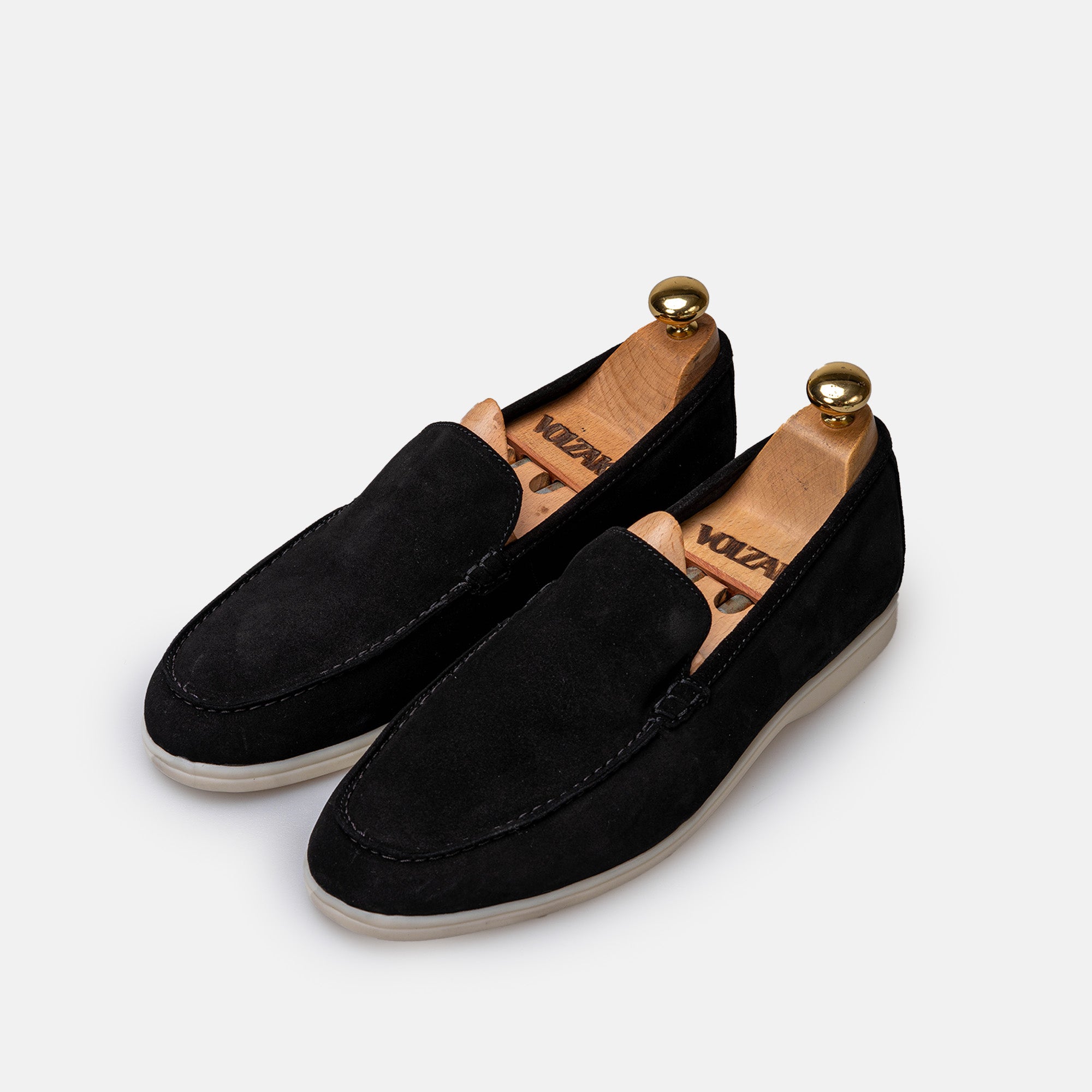 Volzak 3061 Black Suede Loafer