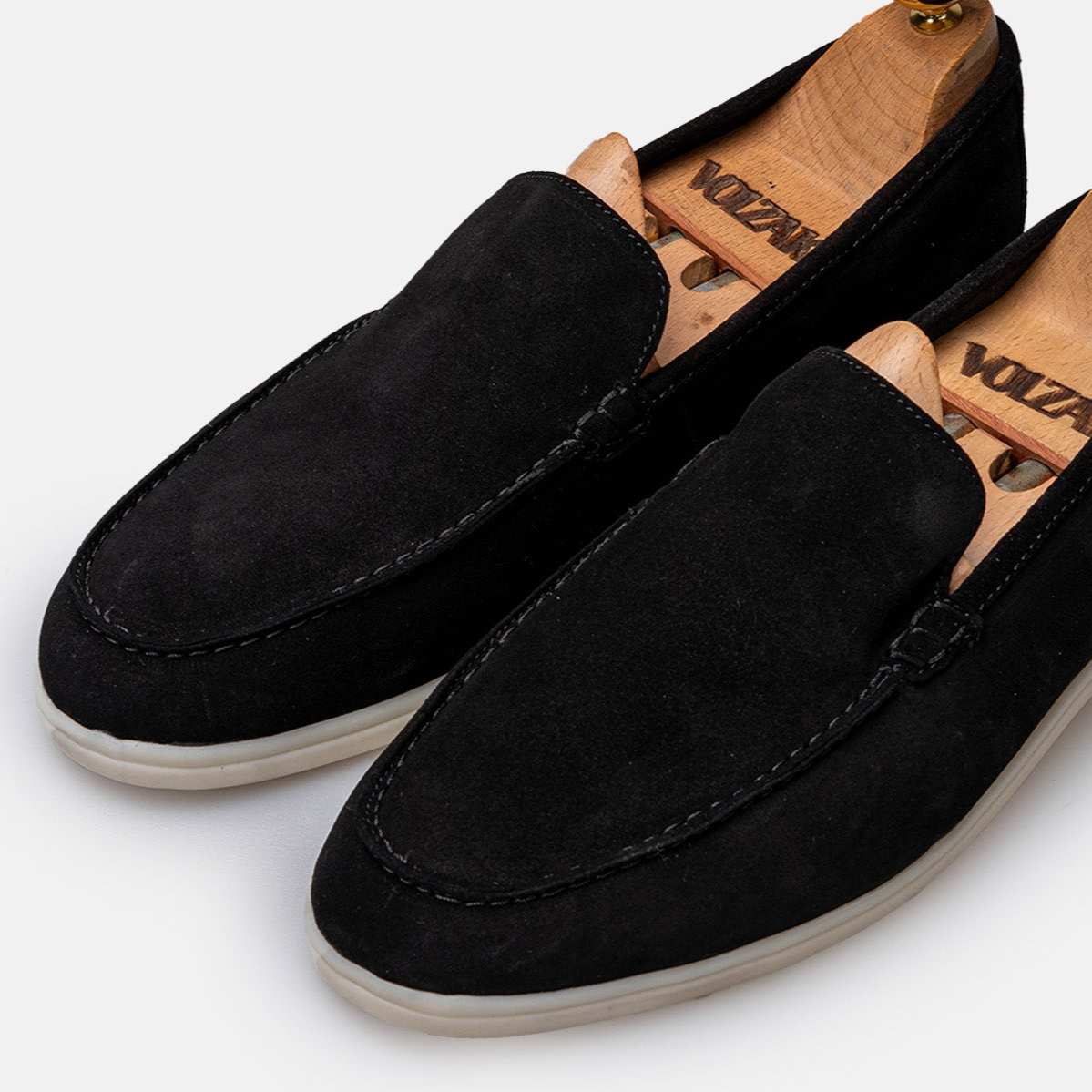 Volzak 3061 Black Suede Loafer