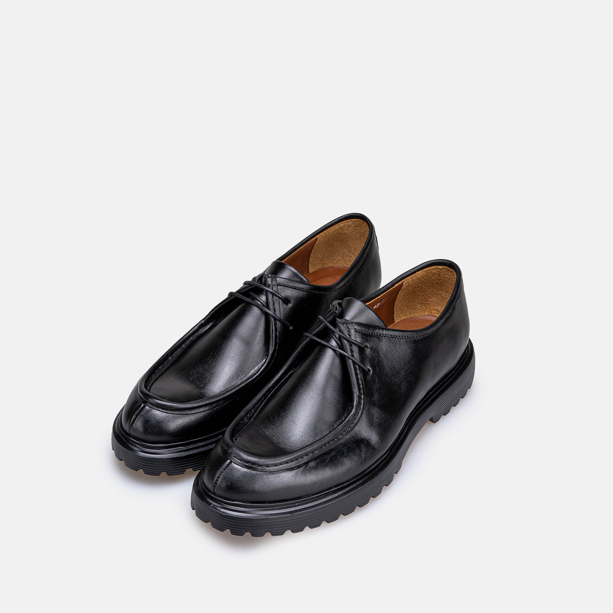 Volzak 5322 leather shoe Black