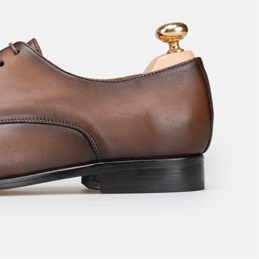 Volzak 5431 chaussure en cuir Marron Vintage