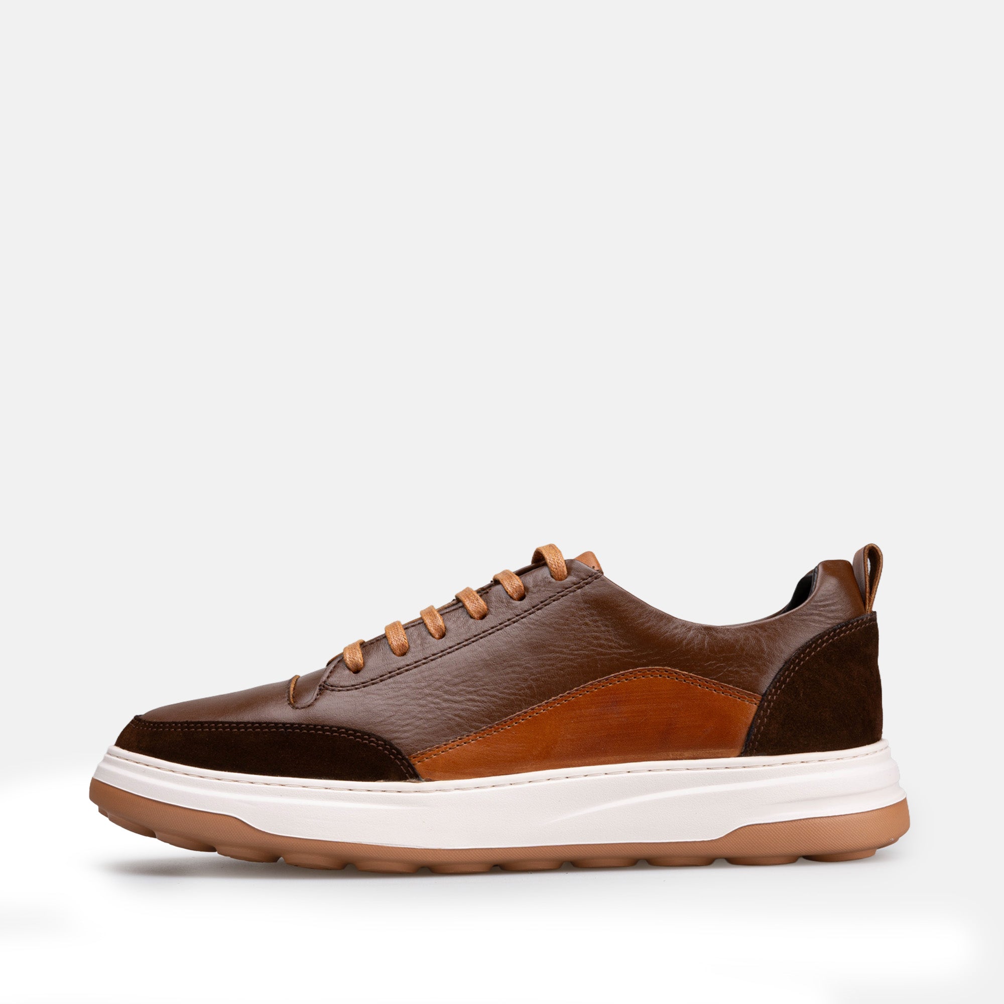 Volzak 6056 basket en cuir Marron
