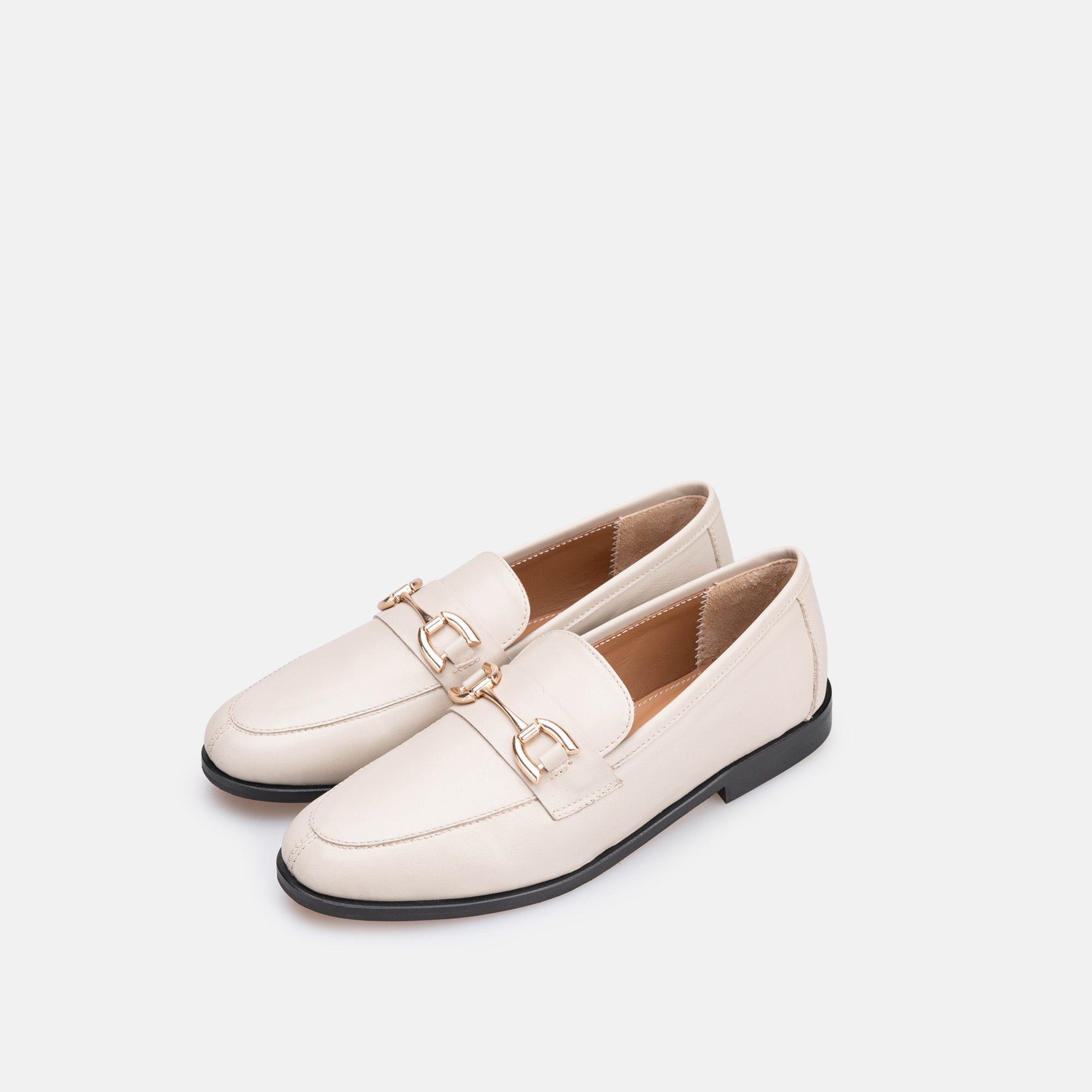 Volzak 128 Chaussure en cuir Beige