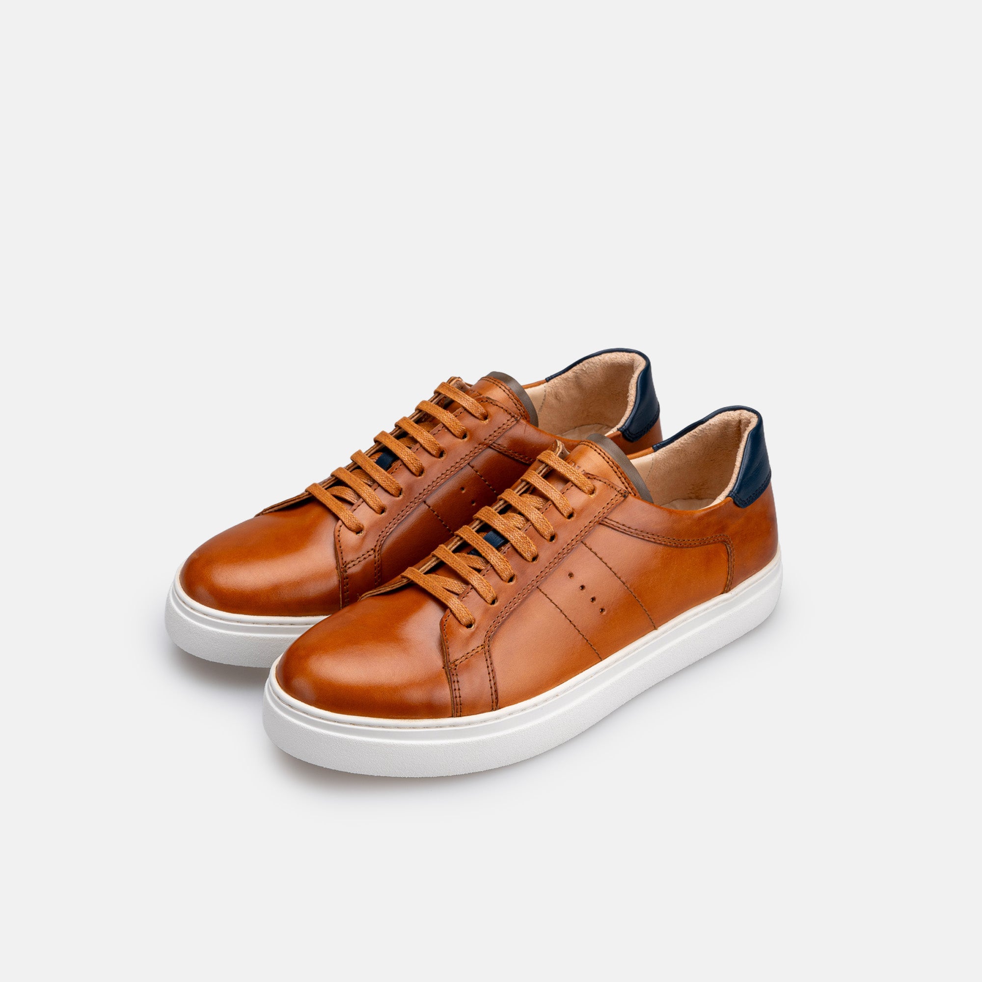 Volzak 7011 basket en cuir Camel