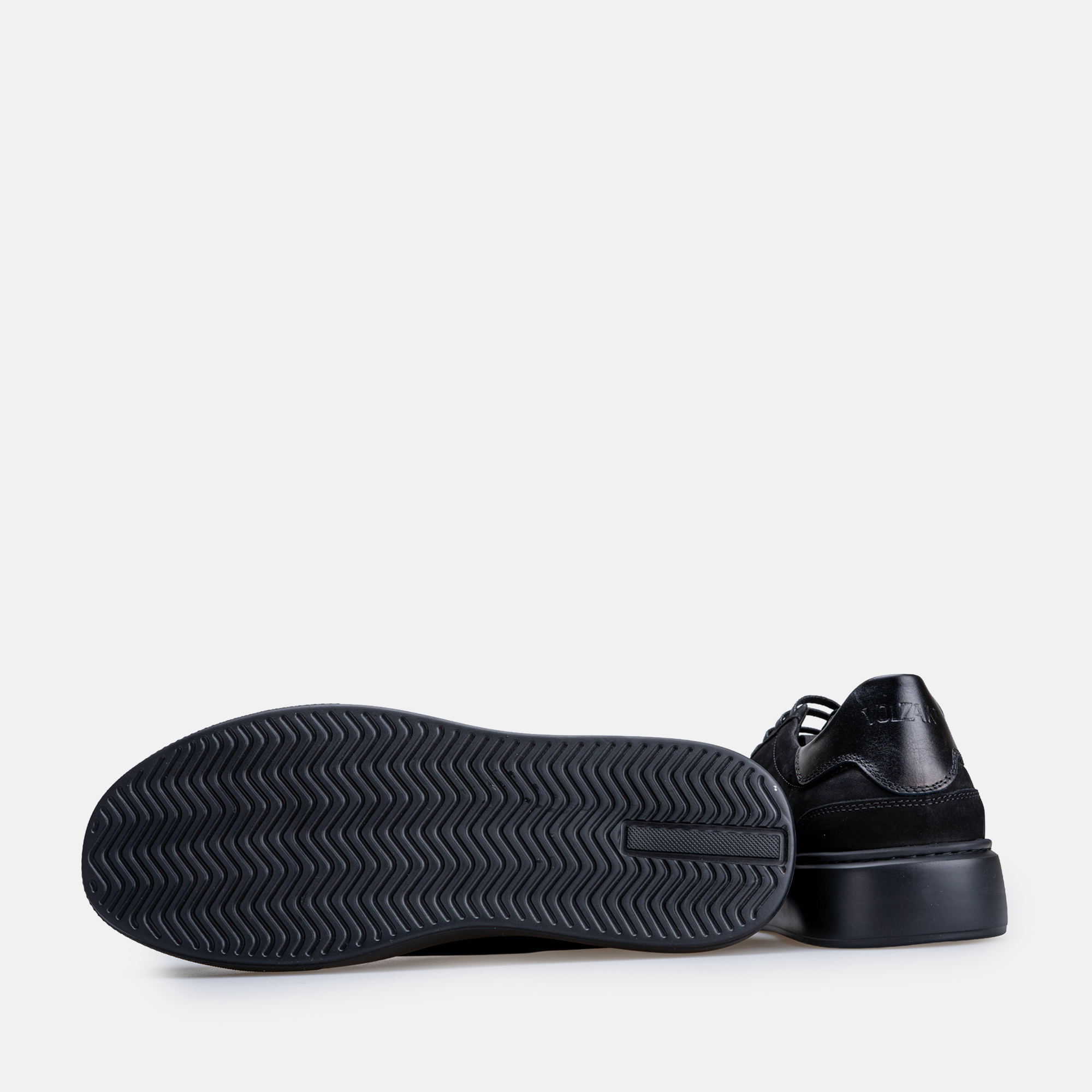 Volzak 7008 Basket en nubuck Noir