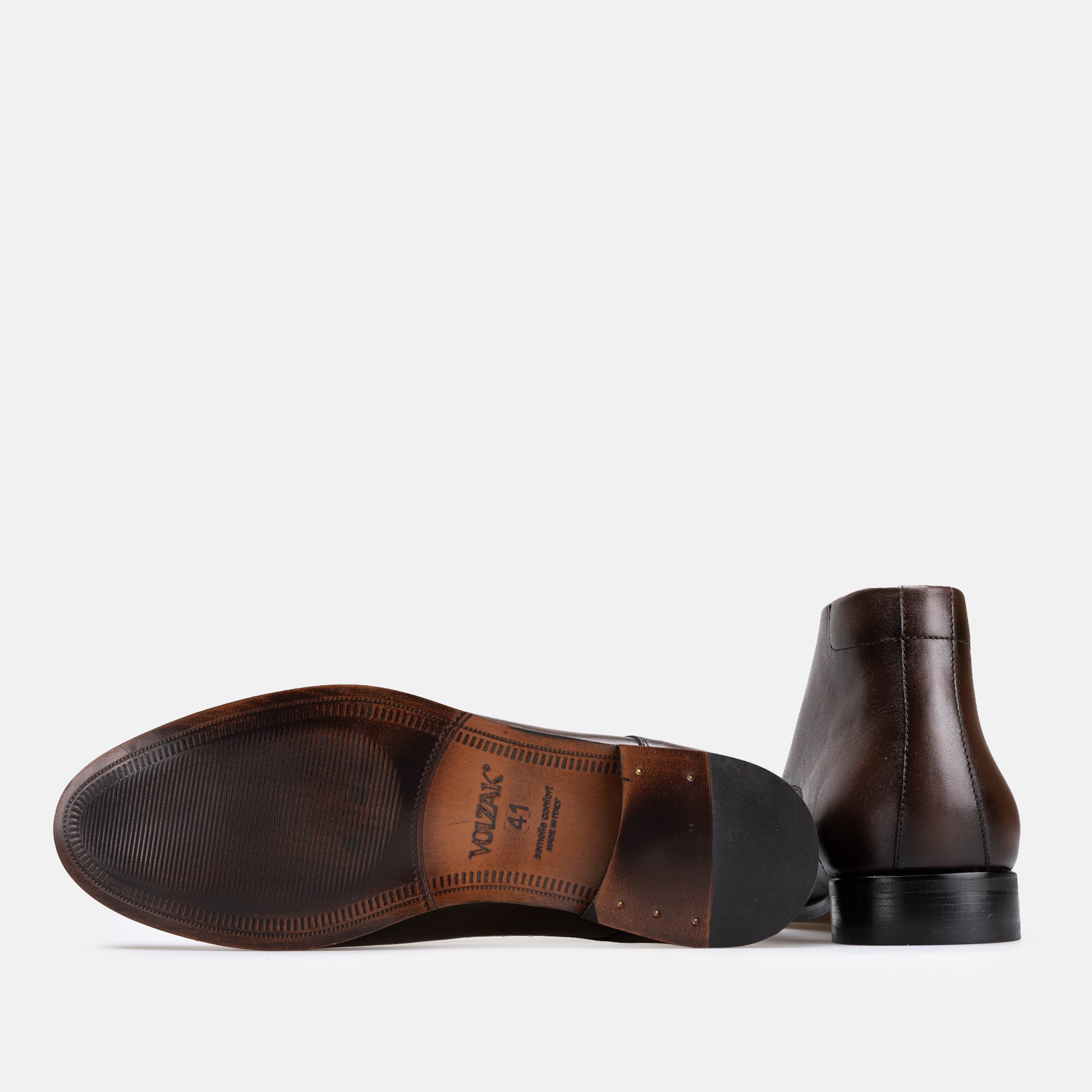 Volzak 5517 Bottine en cuir Marron