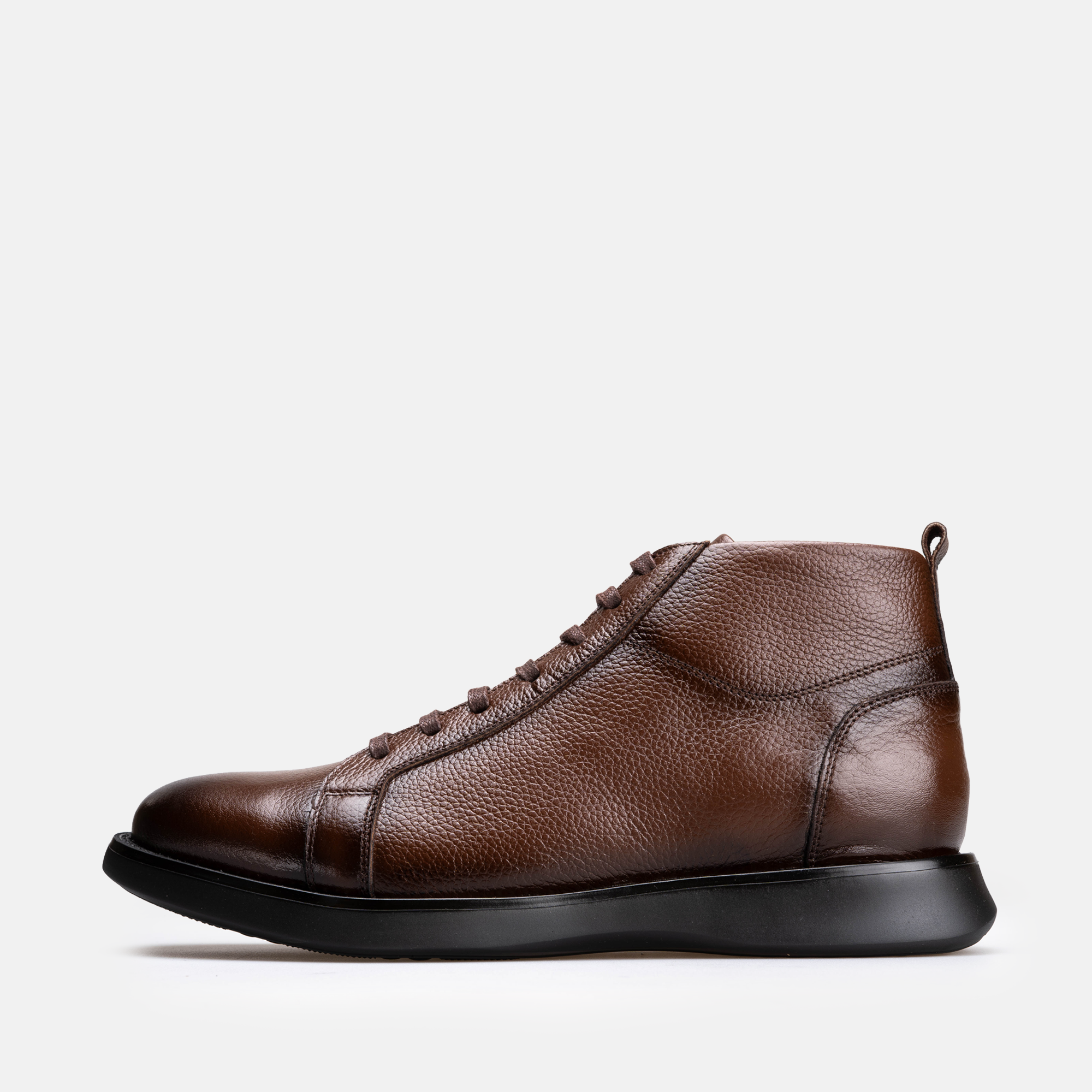 Volzak 5520 Bottine en cuir Marron Grainé