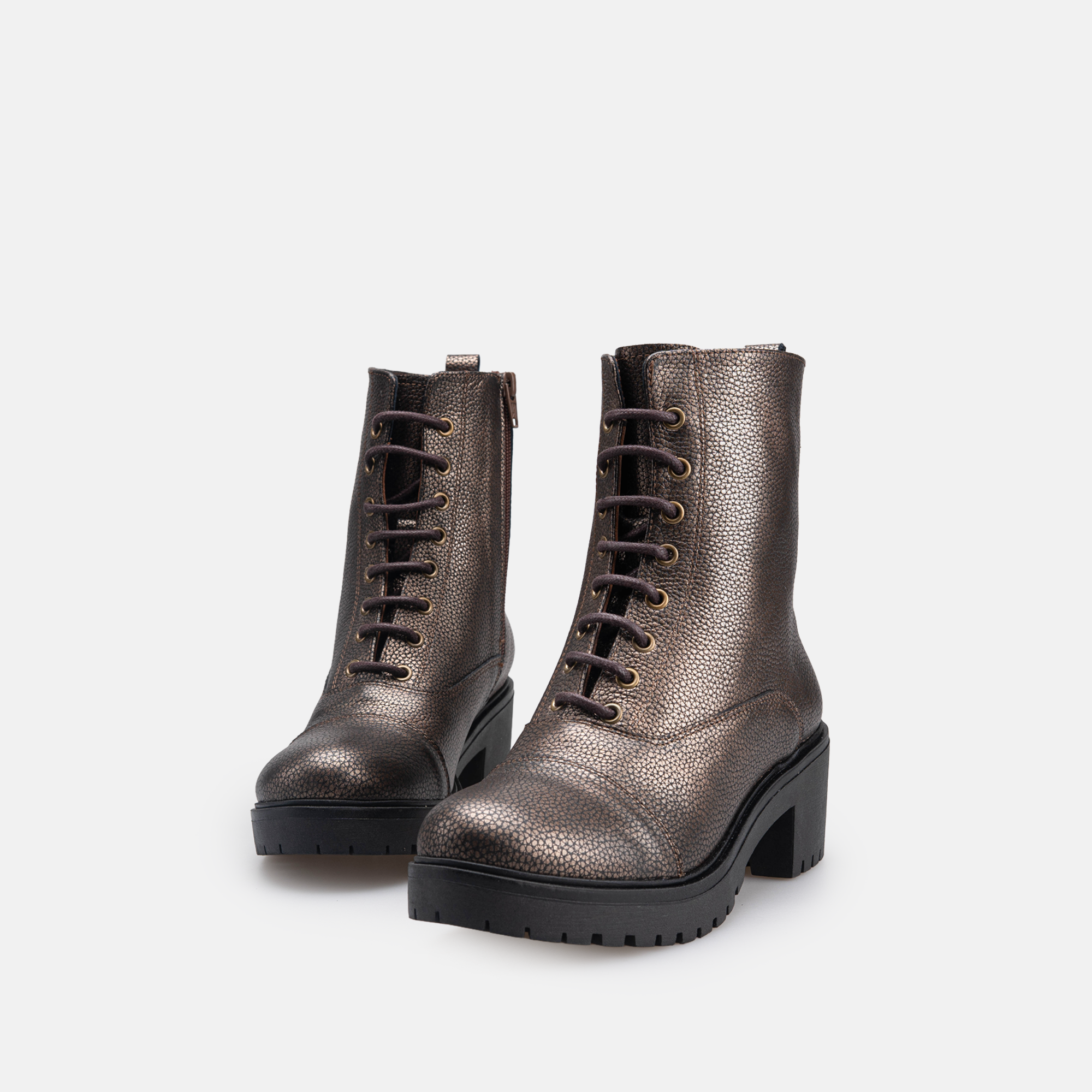 Volzak 4088 Bottine en cuir Bronze
