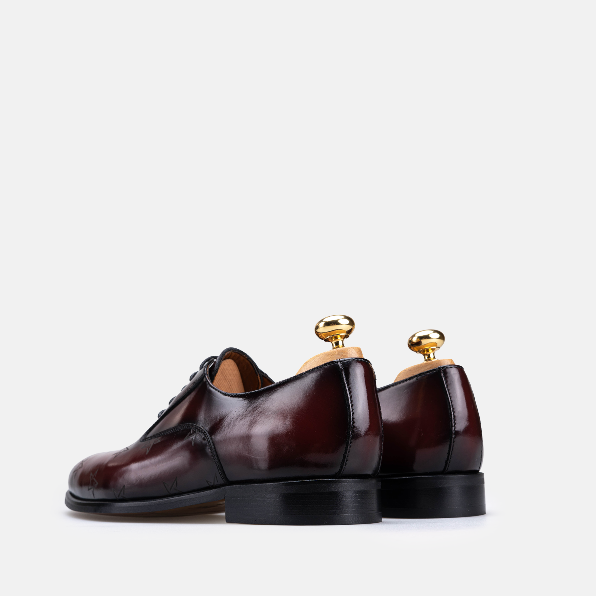 Volzak Morocco chaussure en cuir Bordeaux Démasquable