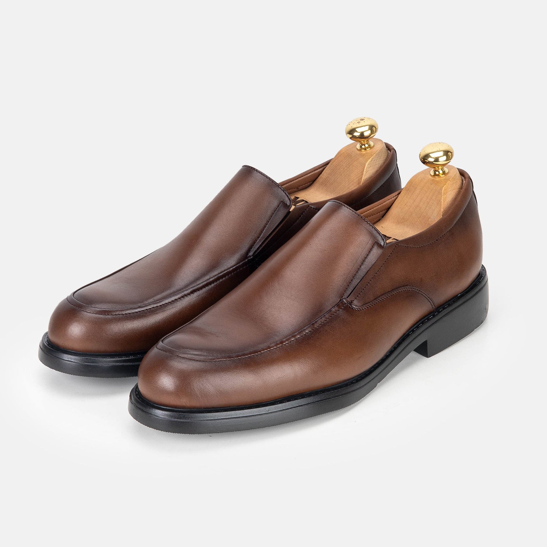 Volzak 5316 chaussure en cuir Marron Vintage