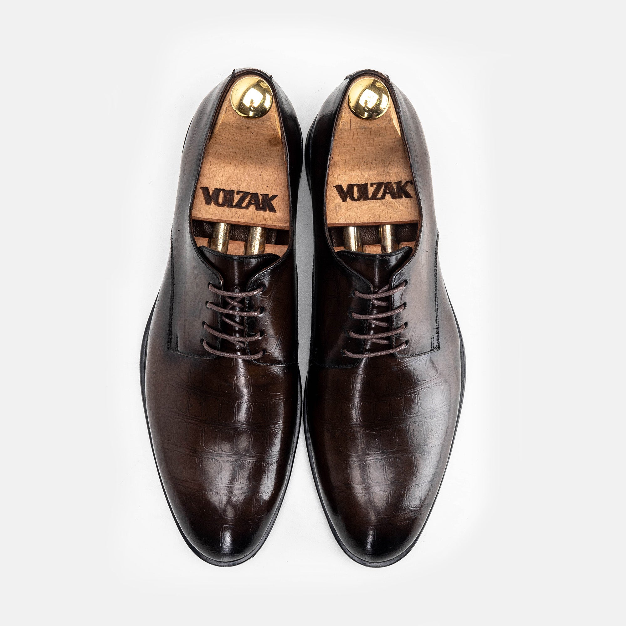 Volzak 5323 Vintage Brown Leather Shoe