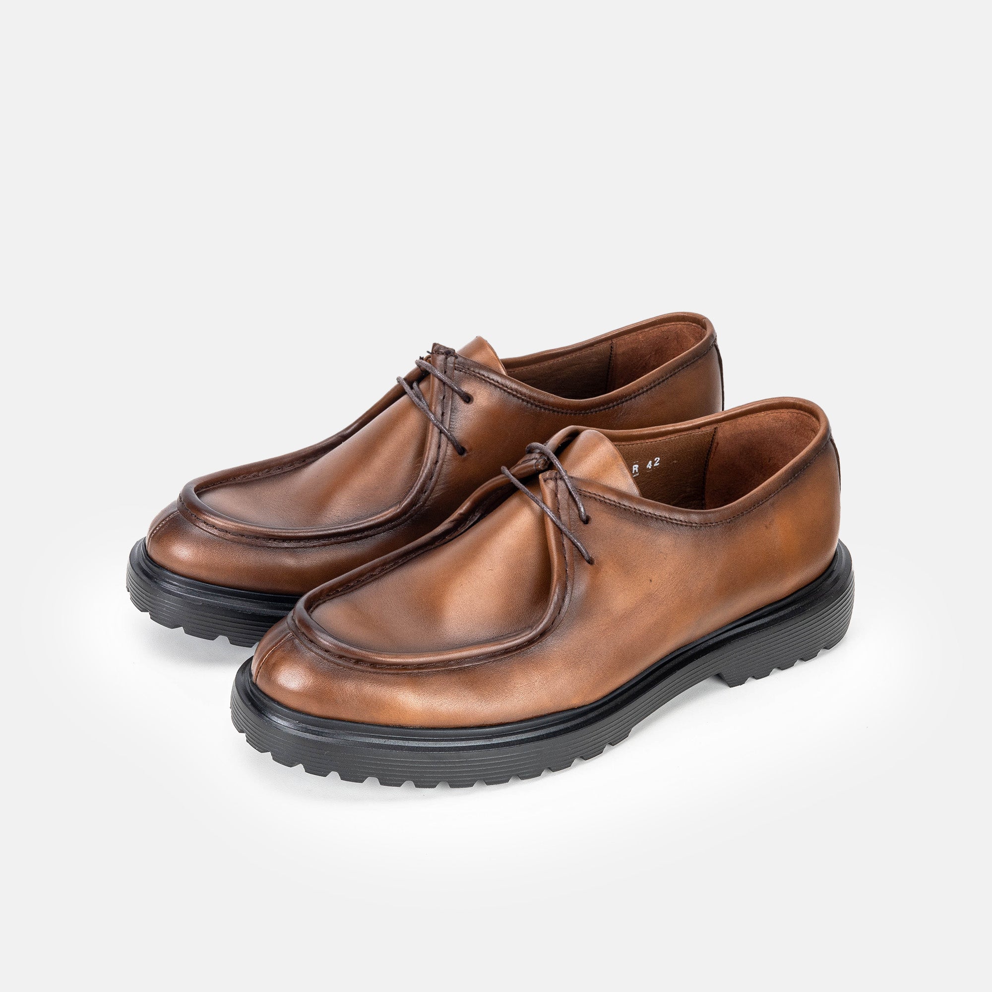 Volzak 5322 Vintage Brown Leather Shoe