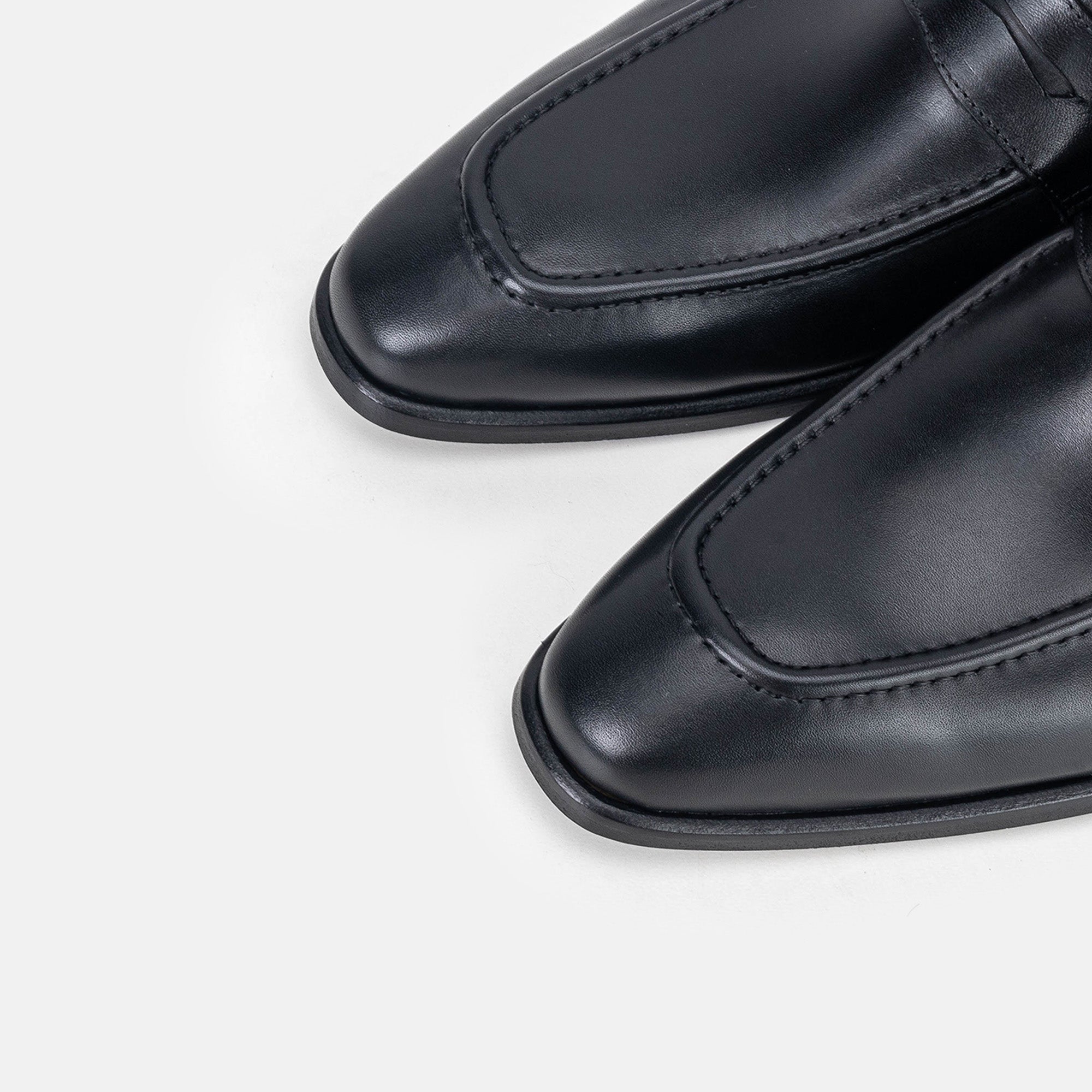 Volzak 5330 leather shoe Black