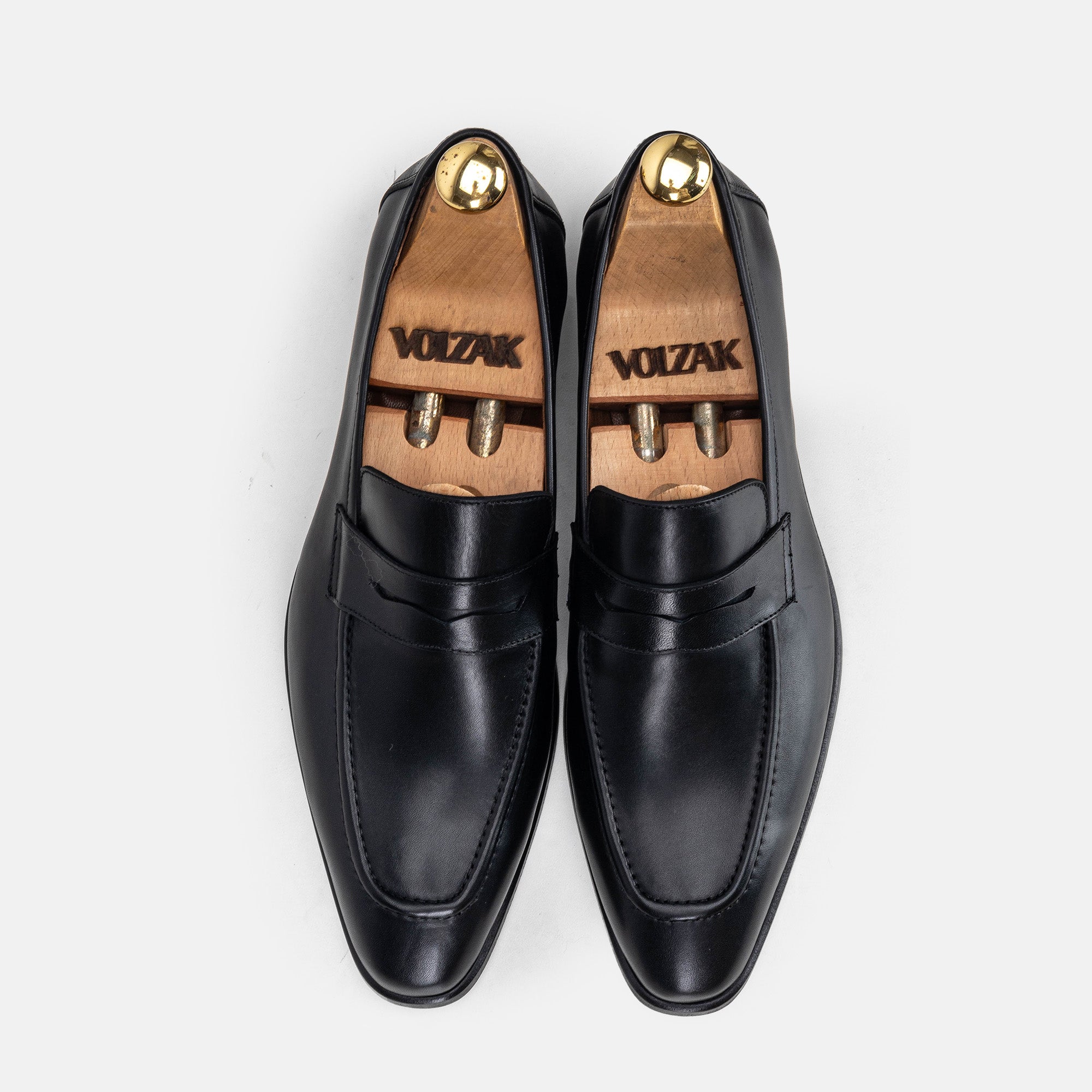 Volzak 5330 leather shoe Black