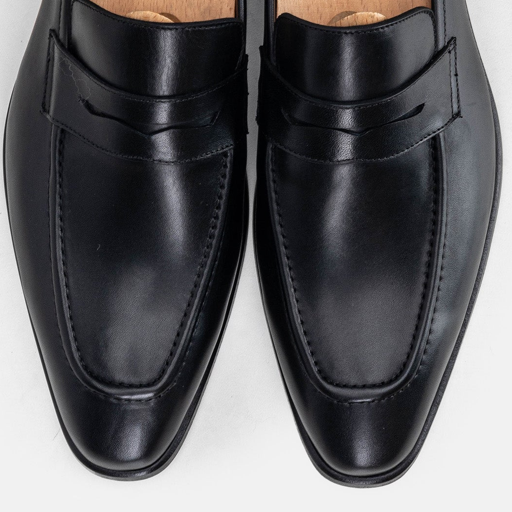 Volzak 5330 leather shoe Black