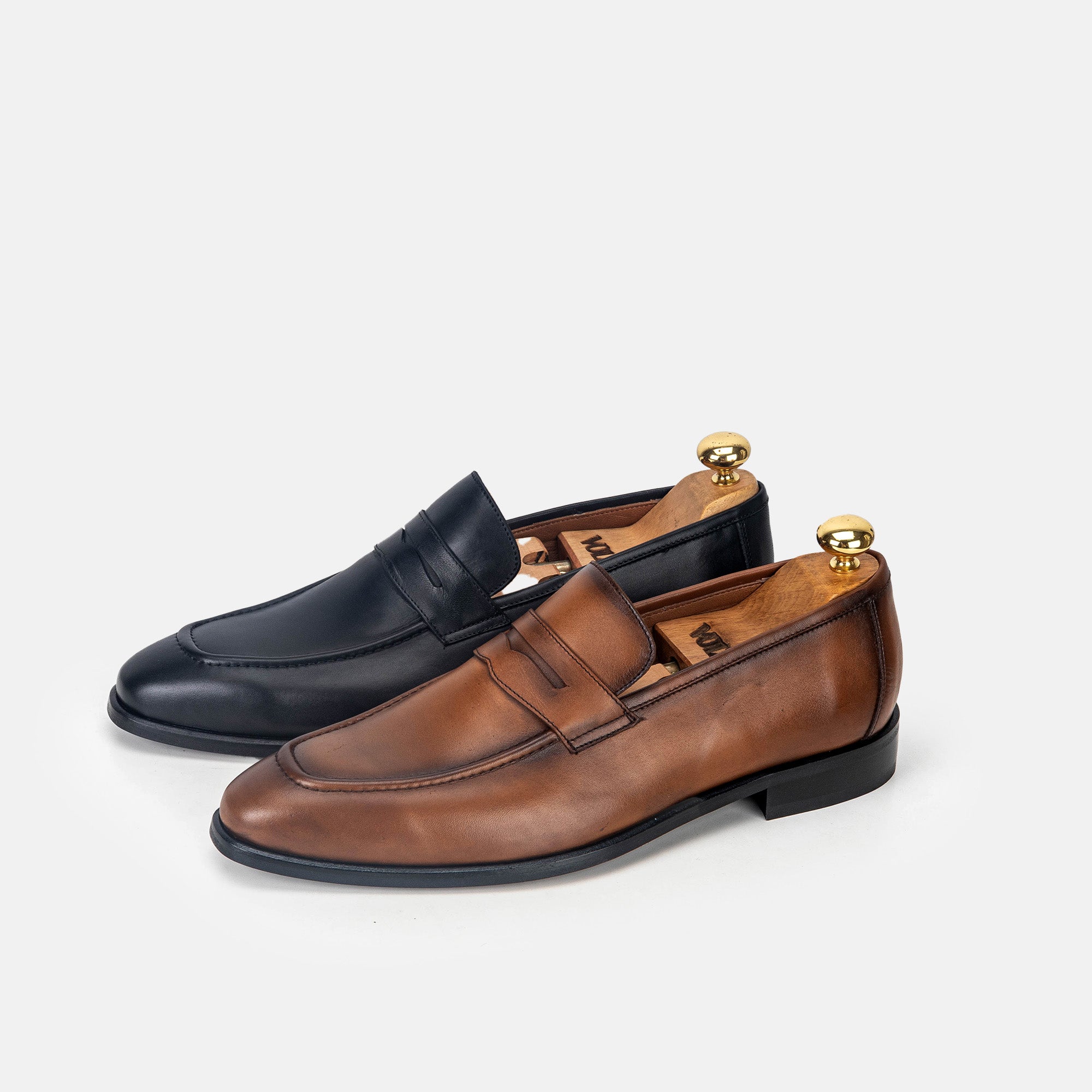 Volzak 5330 leather shoe Black