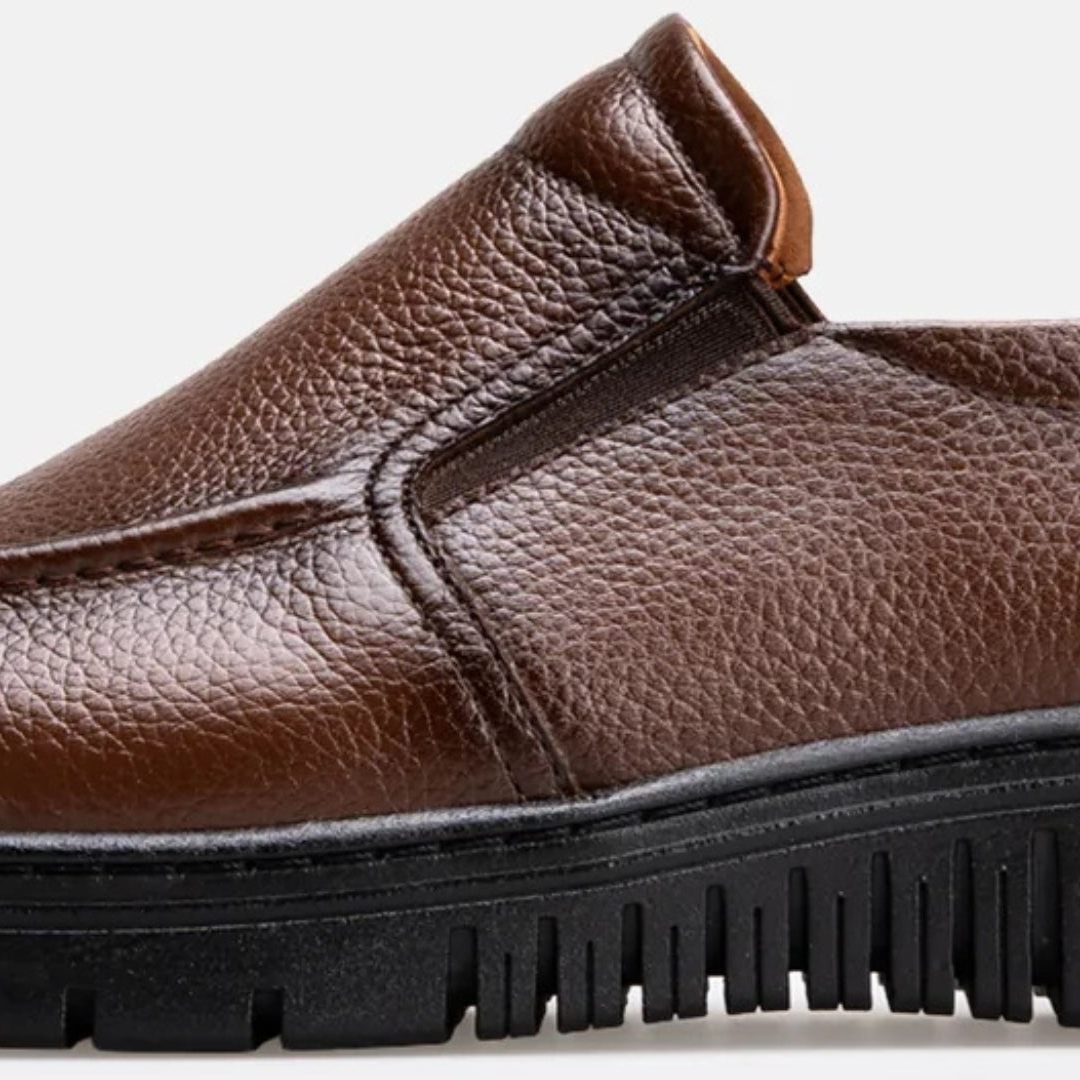 Volzak 5518 chaussure en cuir Marron Grainé