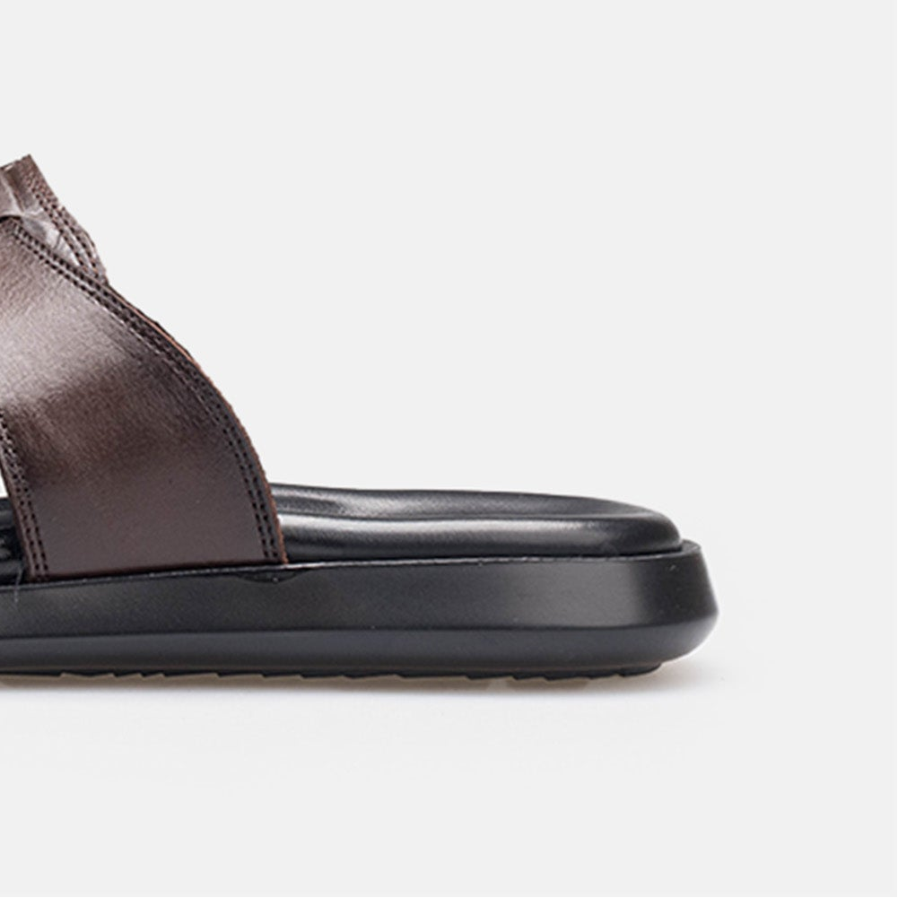 Volzak 5406 Brown Leather Sandal