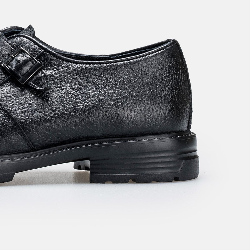 Volzak 317 Black Leather Shoe