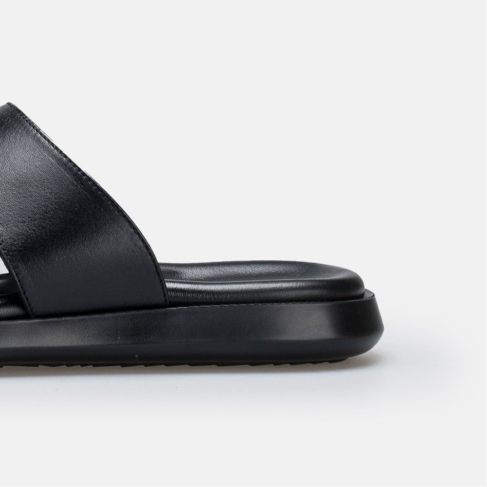 Volzak 5409 Sandale en cuir Noir